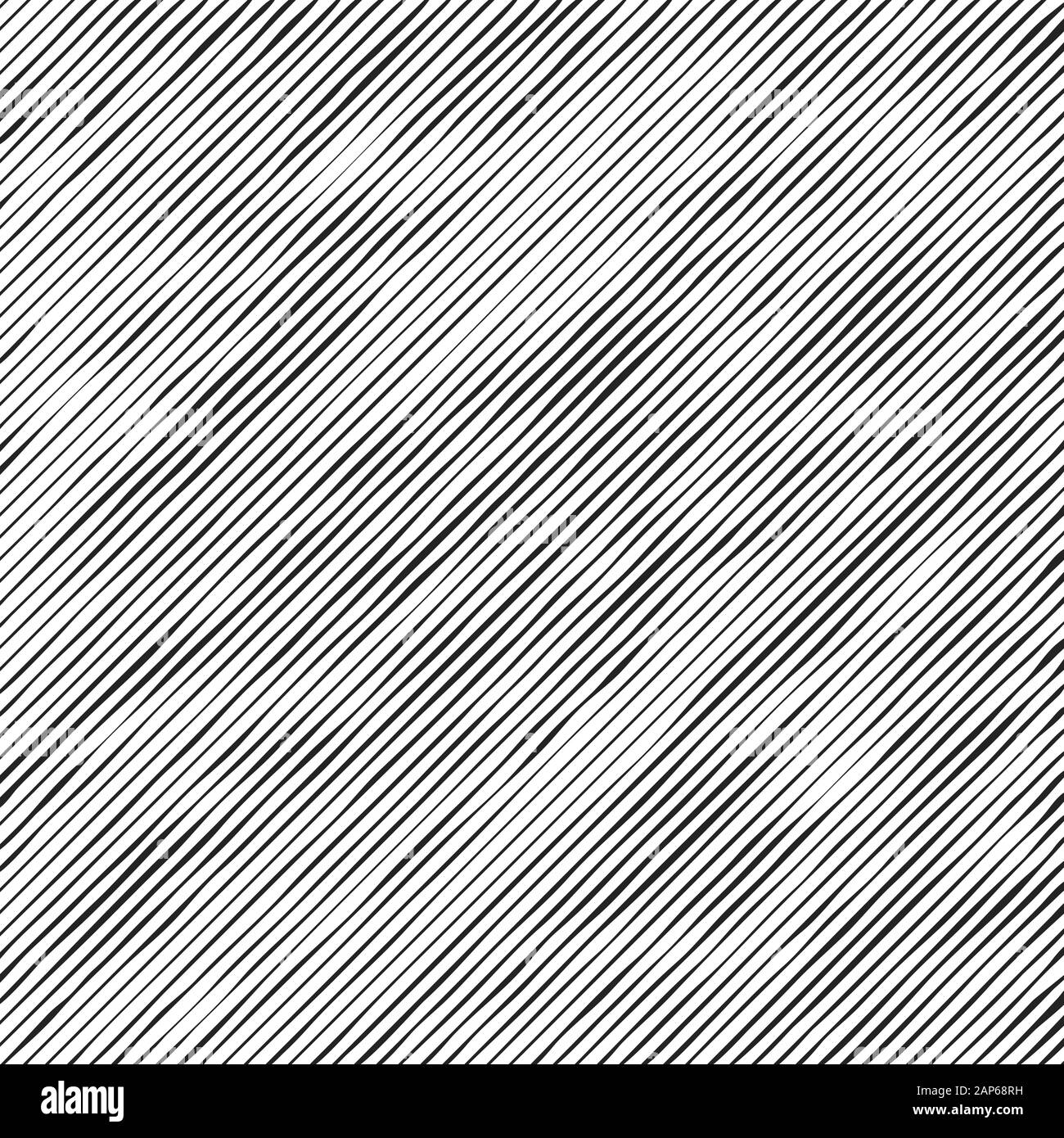 Le linee diagonali di diversa larghezza e forma. Crumpled Halftone background. Illustrazione Vettoriale. Illustrazione Vettoriale