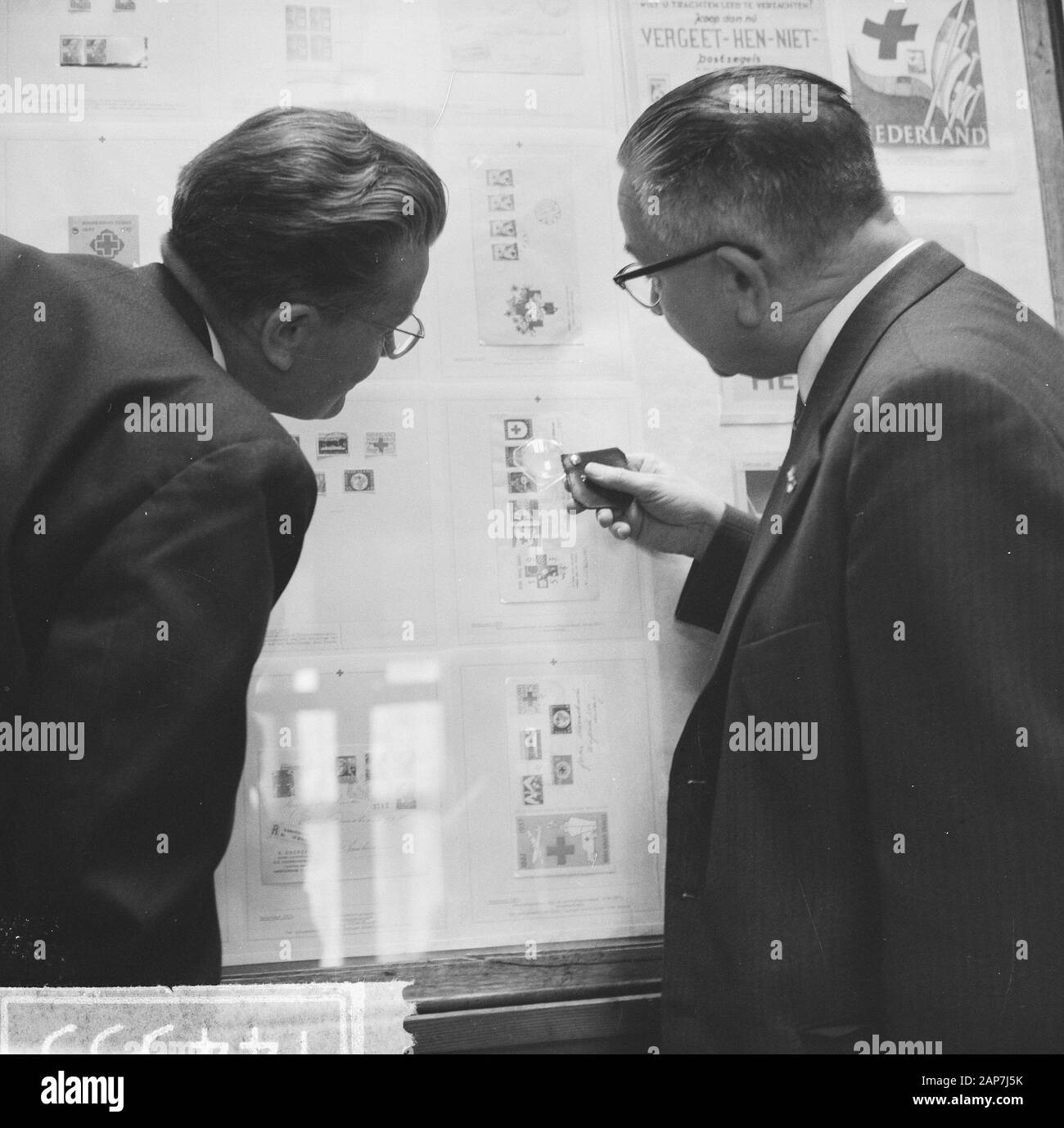 Timbro del Benelux mostra a L'Aia Data: Ottobre 22, 1962 Location: L'Aia, Zuid-Holland Parole chiave: timbri, mostre nome personale: BENELUX Foto Stock