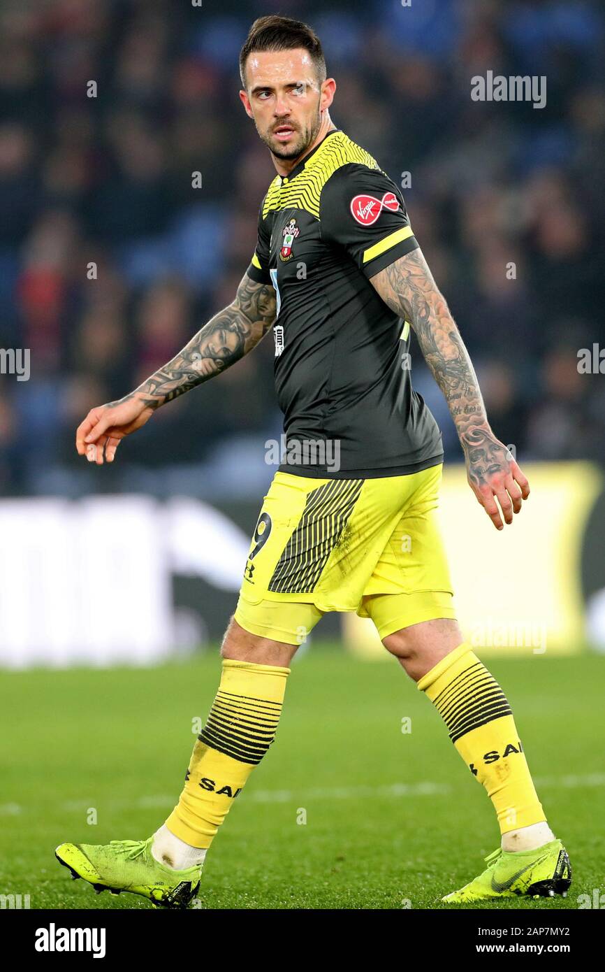 Londra, Inghilterra - Gennaio 21st Southampton avanti Danny rali in azione durante il match di Premier League tra Crystal Palace e Southampton a Selhurst Park, Londra martedì 21 gennaio 2020. (Credit: Jon Bromley | MI News) solo uso editoriale. Credito: MI News & Sport /Alamy Live News Foto Stock