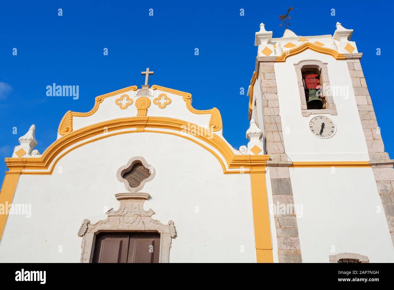 Chiesa cattolica, Vila do Bispo, Algarve occidentale, Algarve, Portogallo, Europa Foto Stock