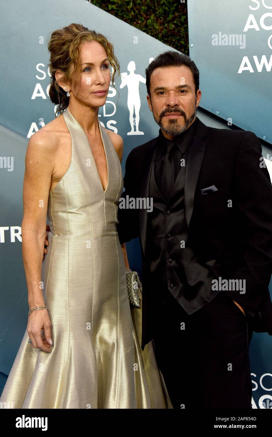 19 gennaio 2020, Los Angeles, CA, USA: Los ANGELES - 19 GENNAIO: Susan Matus, Michael Irby al 26th Screen Actors Guild Awards al Shrine Auditorium il 19 gennaio 2020 a Los Angeles, CA (Credit Image: © Kay Blake/ZUMA Wire) Foto Stock