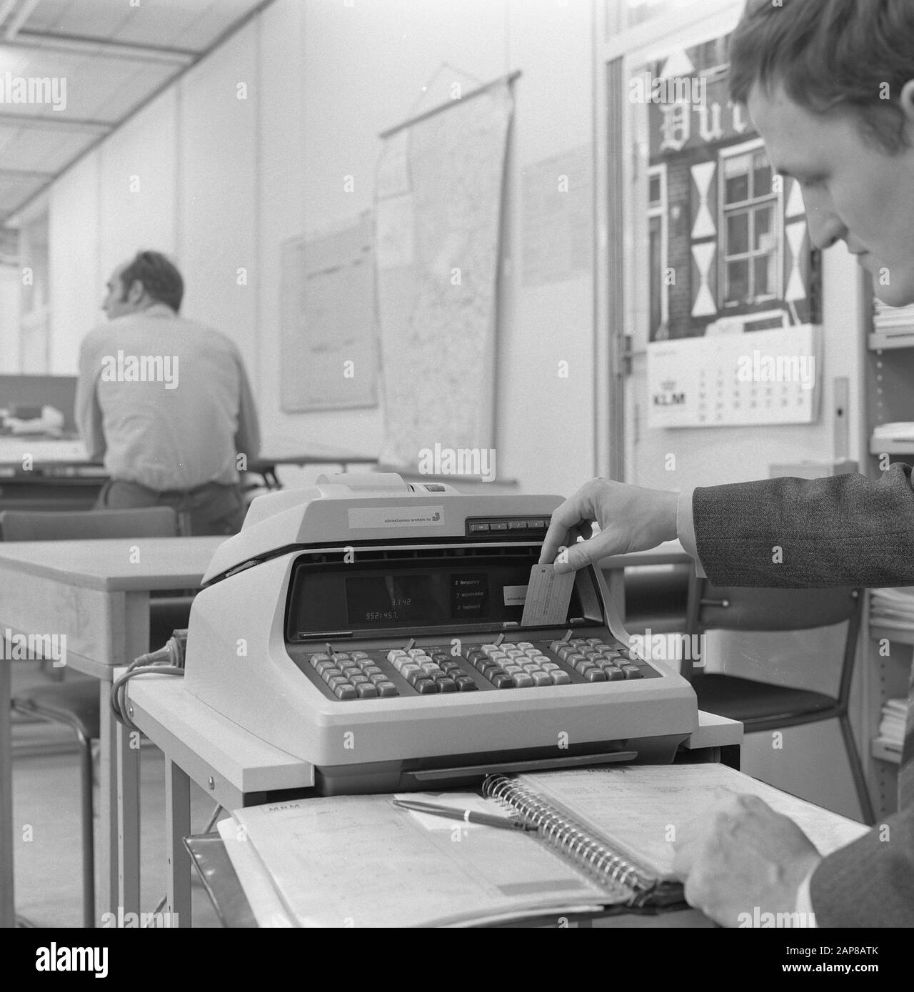 Computer, digitale Data: 1972 Parole Chiave: Computer, digitale Foto Stock