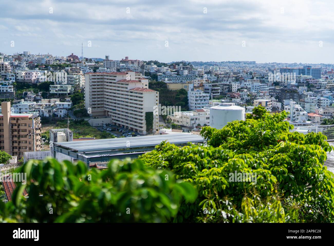 Paesaggio Urbano, Città Di Naha, Prefettura Di Okinawa, Giappone Foto Stock