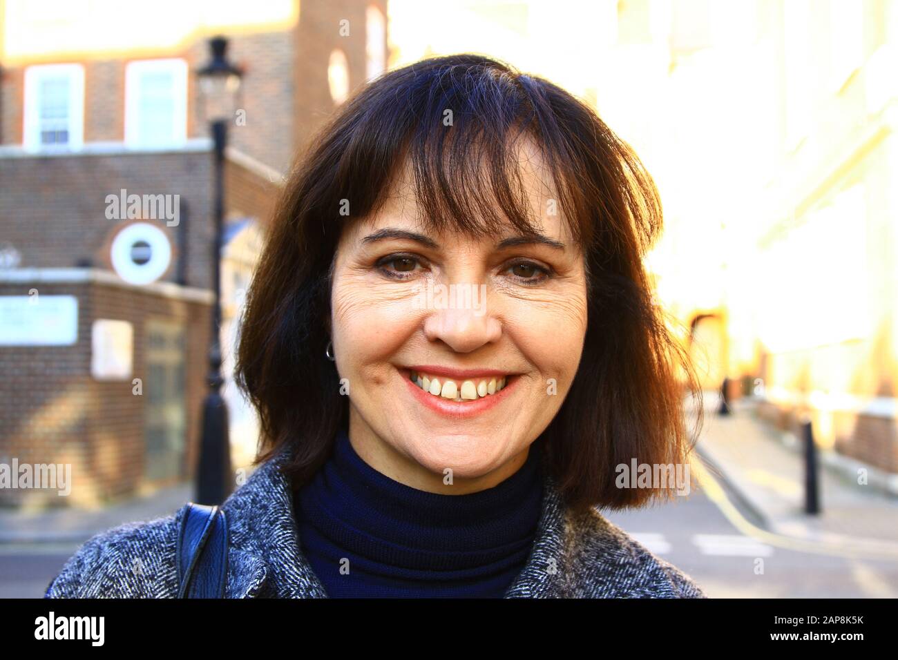 Caroline Flint nella foto a Westminster il 21st gennaio 2020. Membro del gruppo di lavoro. Politici britannici. Caroline Flint, 2020. Foto Stock
