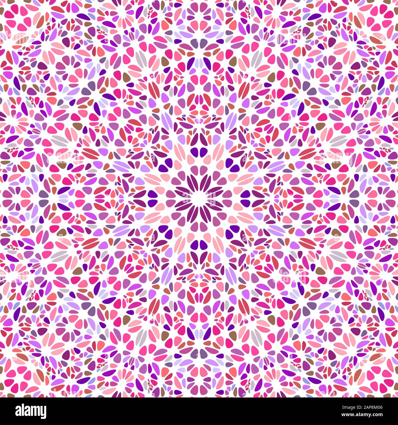 Psichedelico dinamico ghiaia ornamento sfondo modello - colorato astratto ipnotico vettore disegno grafico Illustrazione Vettoriale