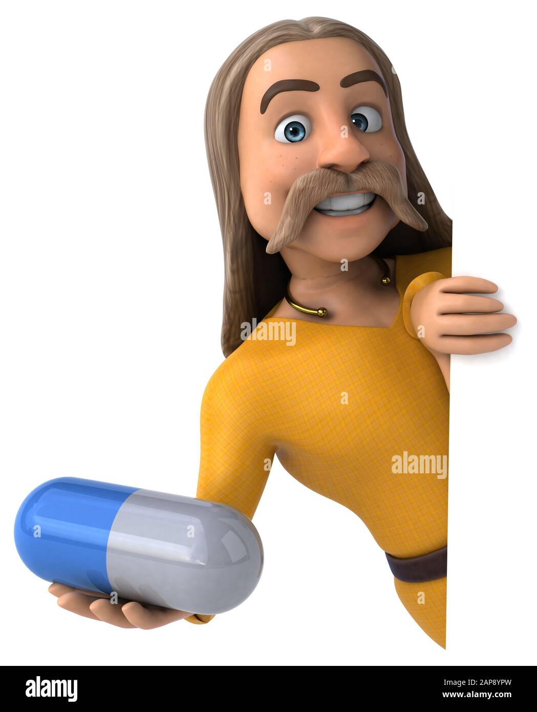 Divertimento gaulois - 3D illustrazione Foto Stock