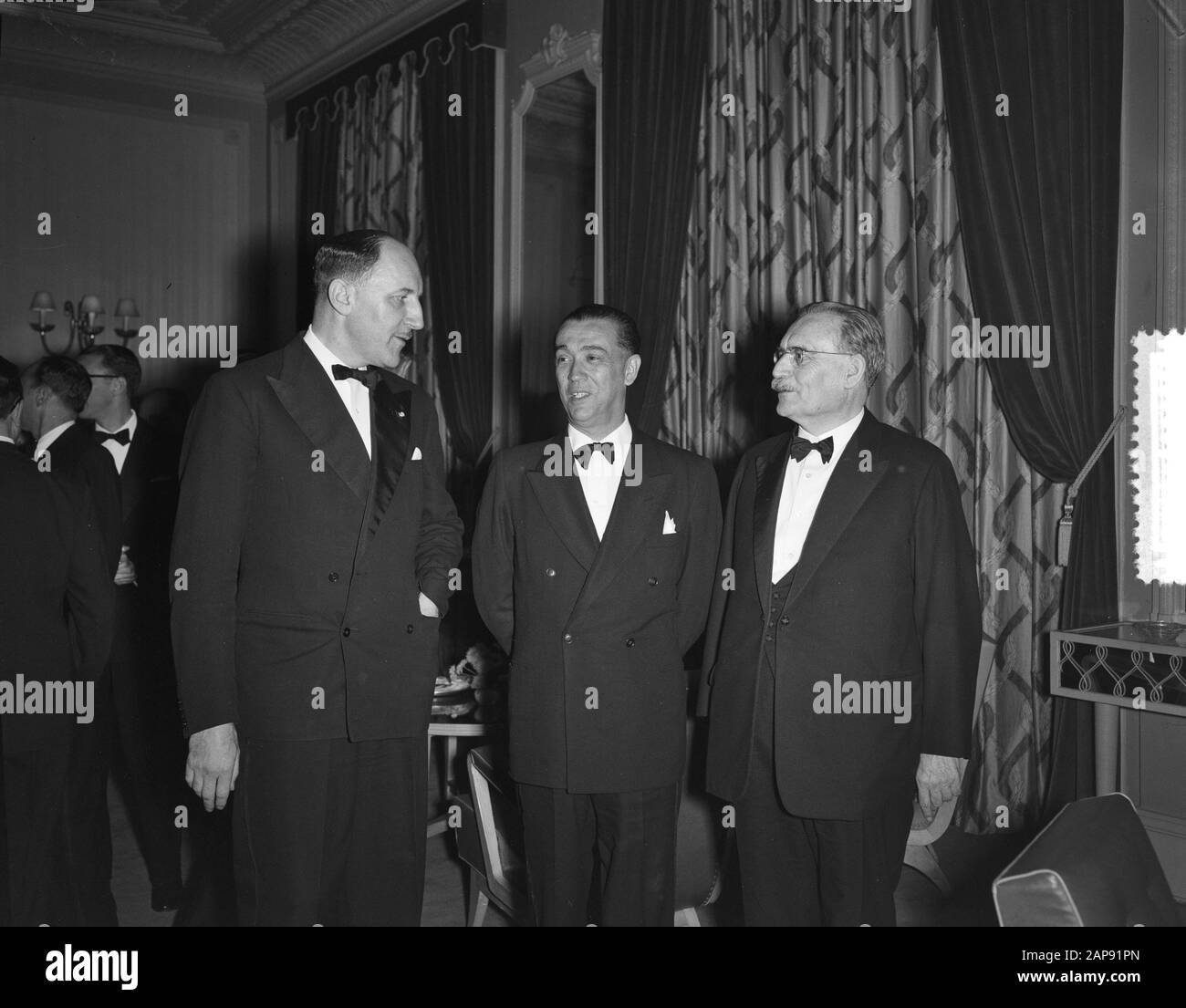 Visita presidente Brasile Kubitchek Data: 10 gennaio 1956 Località: Brasile Parole Chiave: Presidenti, visite Nome personale: Kubitchek Foto Stock