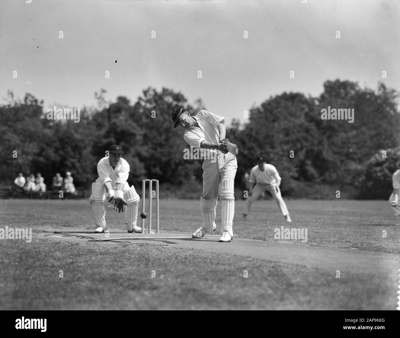 Cricket VRA contro HCC-1 Data: 1 giugno 1958 Parole Chiave: Cricket Foto Stock