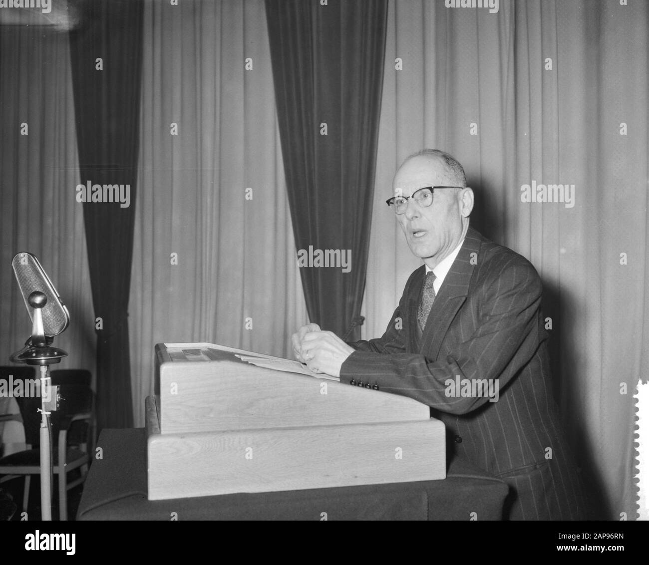 25 anniversario della Camera di Commercio Svizzera olandese Data: 4 dicembre 1958 Nome dell'istituzione: Camera di Commercio Foto Stock