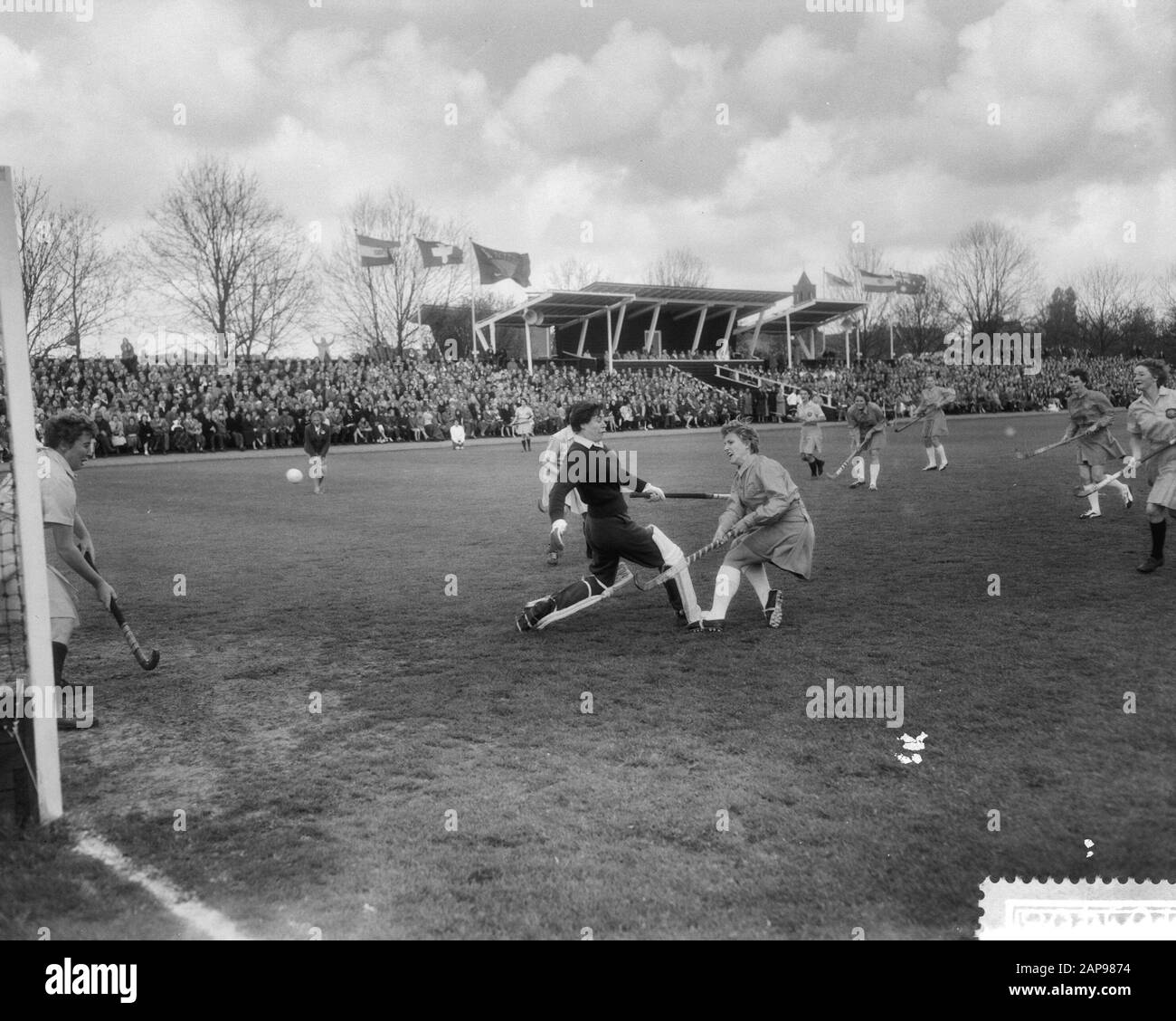 Women'S World Hockey Tournament Olanda Contro Australia 2-4 Data: 2 Maggio 1959 Parole Chiave: Hockey Foto Stock