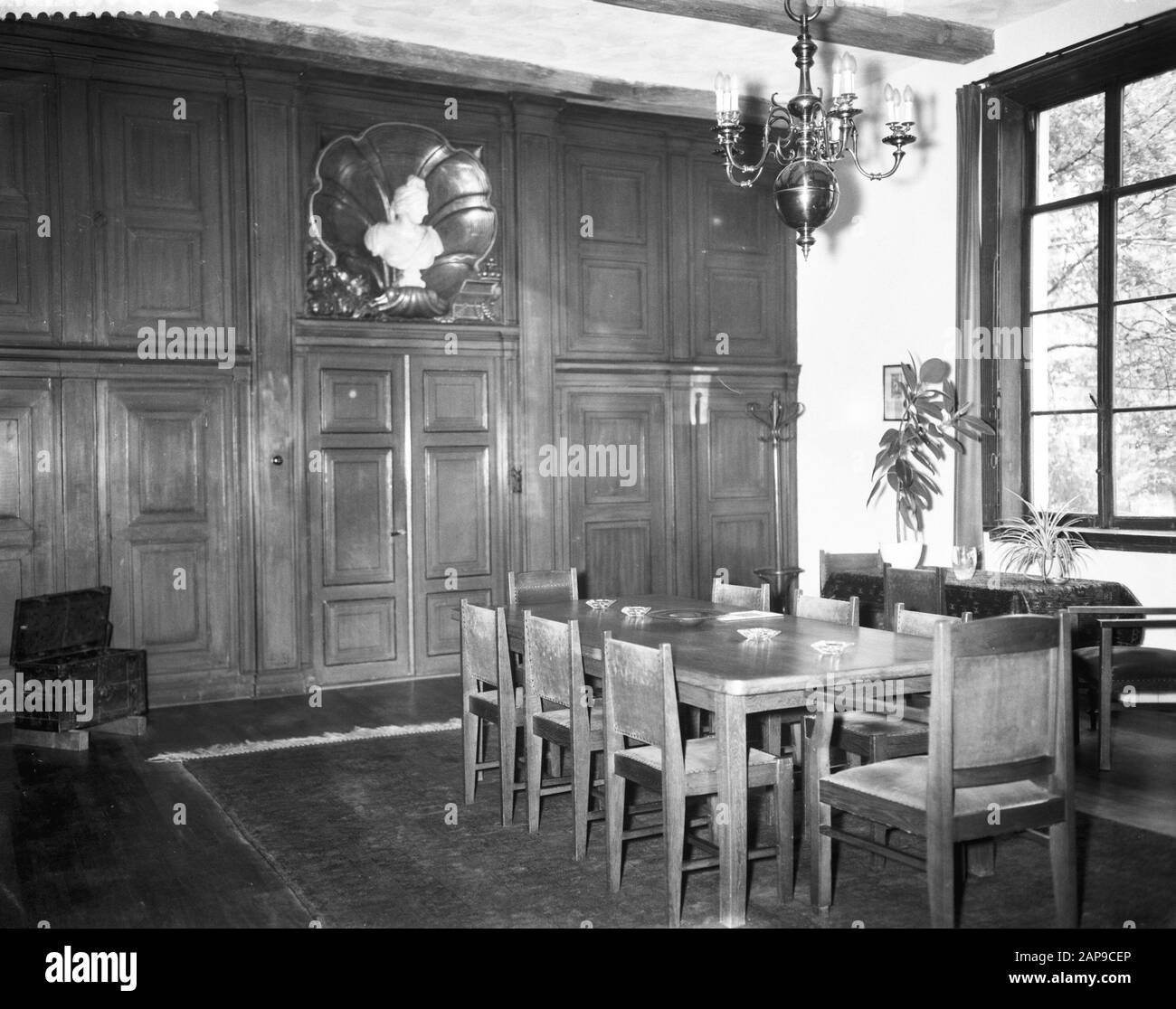 Bank van Loan te Amsterdam, interno Data: 15 giugno 1960 Località: Amsterdam, Noord-Holland Parole Chiave: Banche, interni Foto Stock