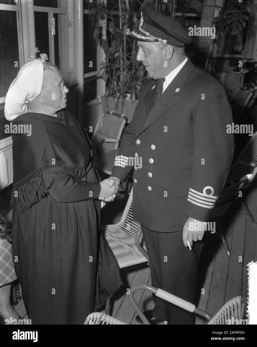 Nettenboetser 77 anni a Rotterdam Data: 9 marzo 1961 Località: Rotterdam, Zuid-Holland Foto Stock