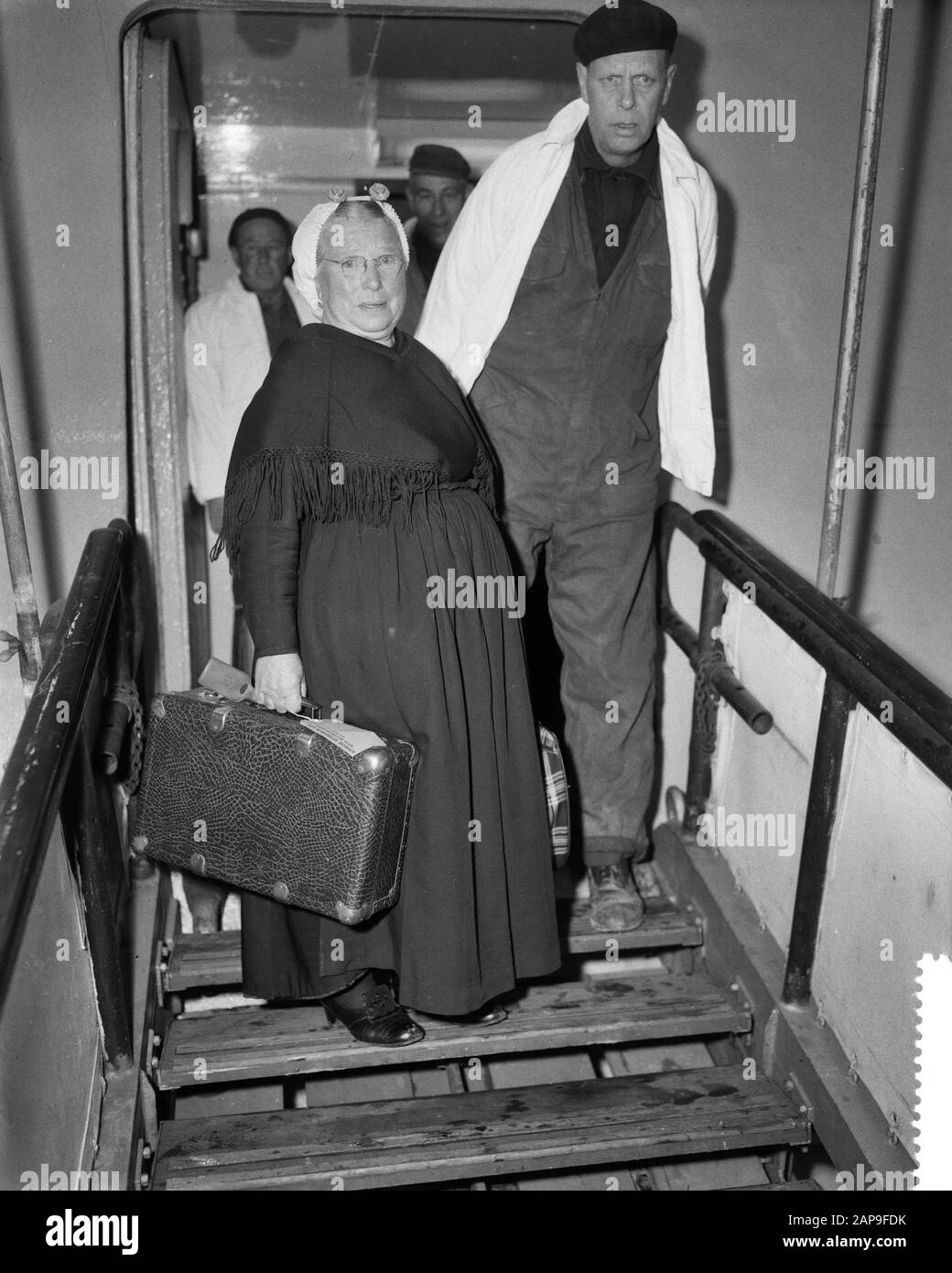 Nettenboetser 77 anni a Rotterdam Data: 9 marzo 1961 Località: Rotterdam, Zuid-Holland Foto Stock