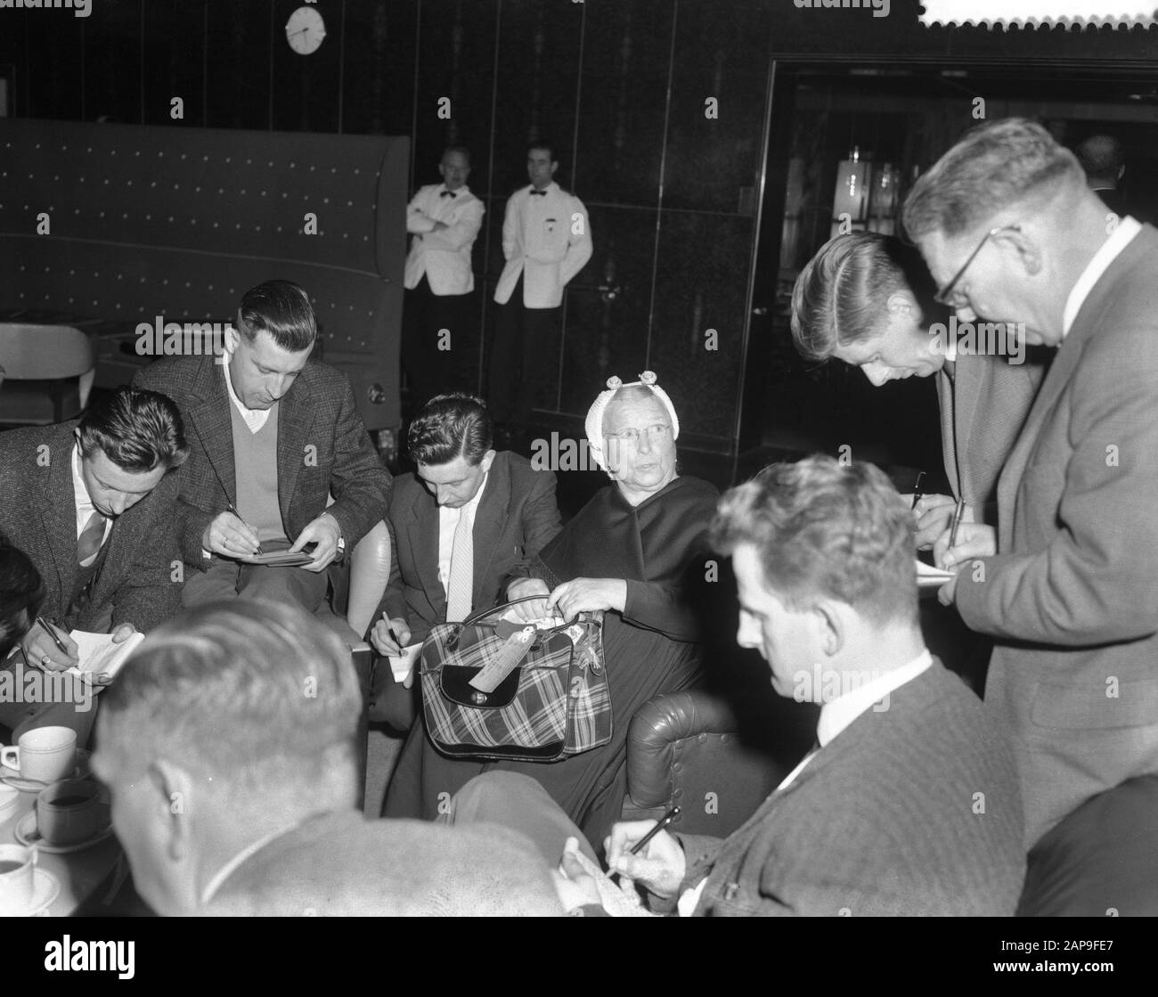 Nettenboetser 77 anni a Rotterdam Data: 9 marzo 1961 Località: Rotterdam, Zuid-Holland Foto Stock