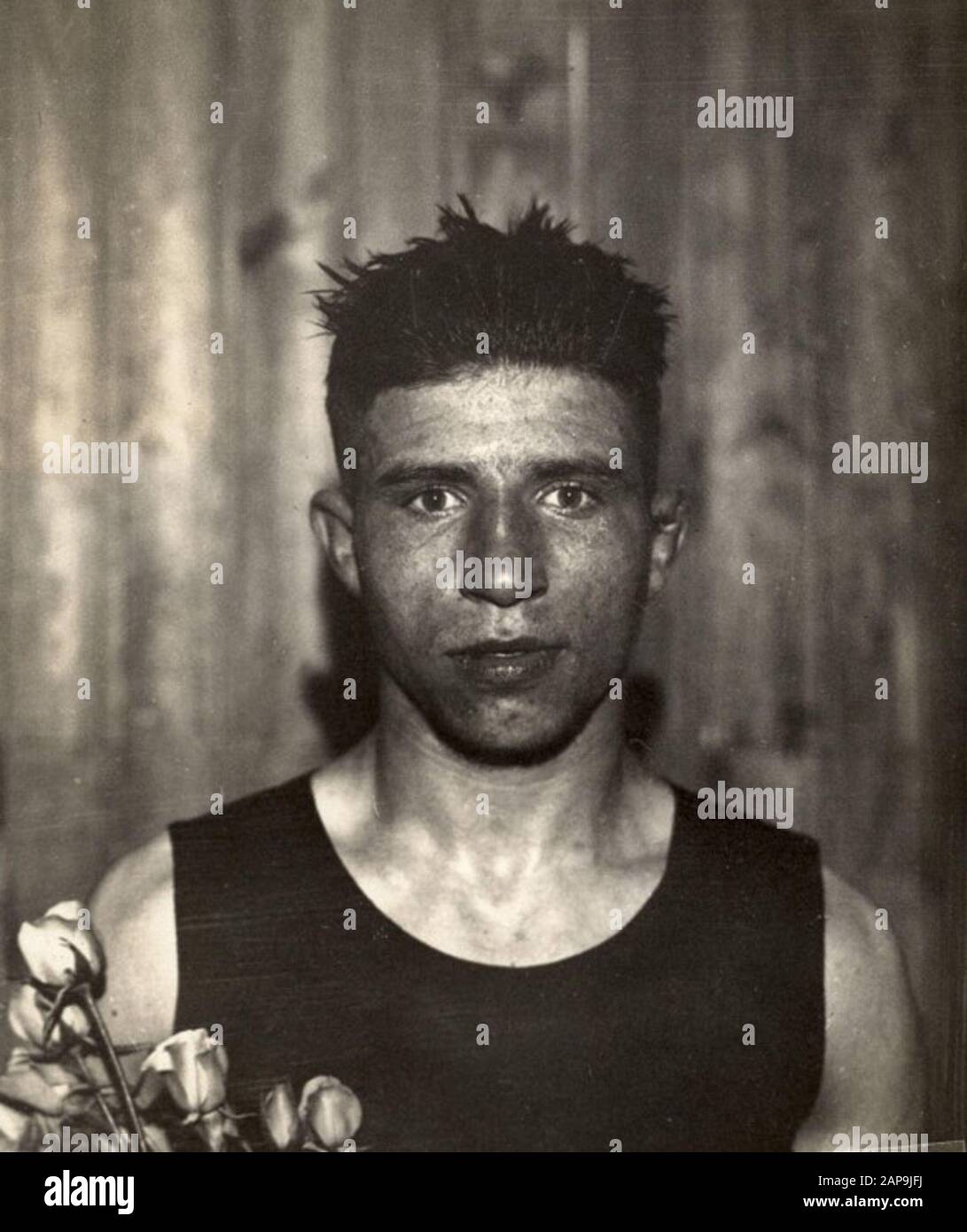 Spaarnestad Photo/Sfa003000894 Boksen. Lambertus Bep van Klaveren, vedergewicht tot 57,152 kg. Goud op de Olympicische Spielen 1928 Amsterdam. Foto Stock