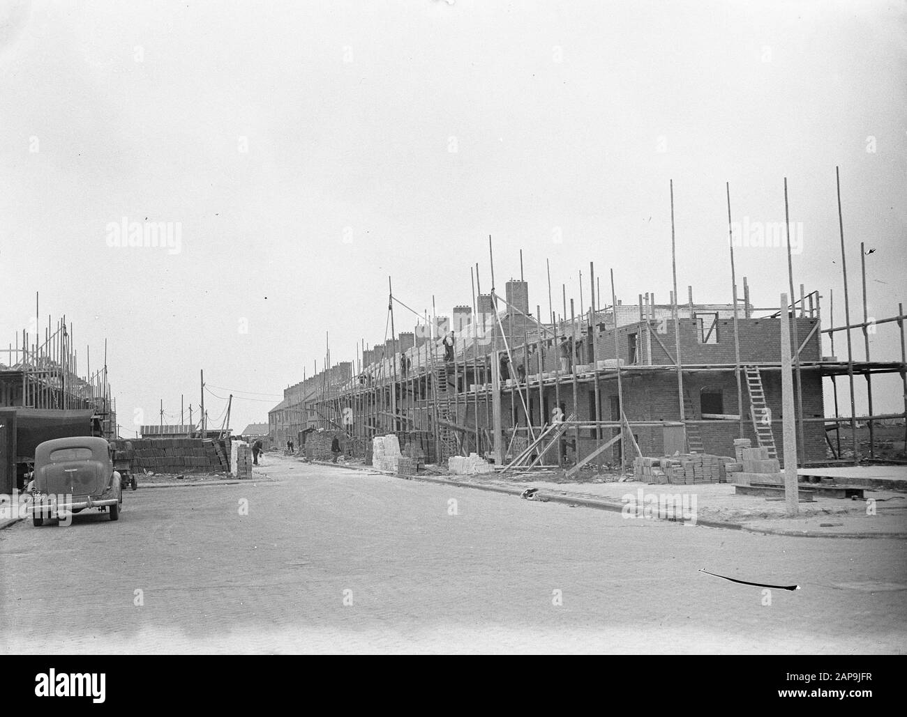 Visit House members at the Wieringermeer Date: May 2, 1947 Location: Noord-Holland, Wieringermeer Keywords: Visits Institution name: House Foto Stock