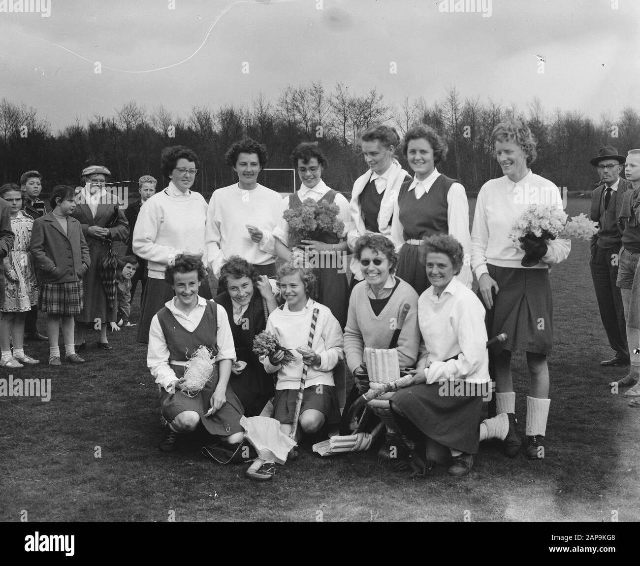 BDHC da Bloemendaal campione Signore hockey Data: 12 aprile 1959 Foto Stock
