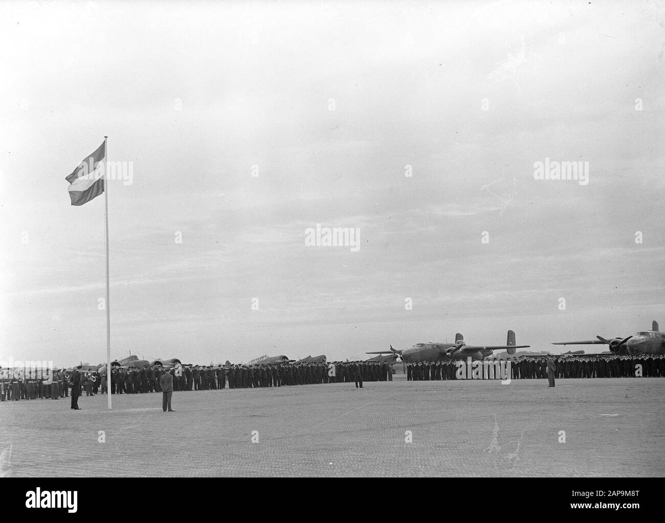 Commando-transfer aeroporto Valkenburg Data: 14 ottobre 1947 Località: Valkenburg, South-Holland Parole Chiave: Aeroporti Nome Persona: Valkenburg Foto Stock