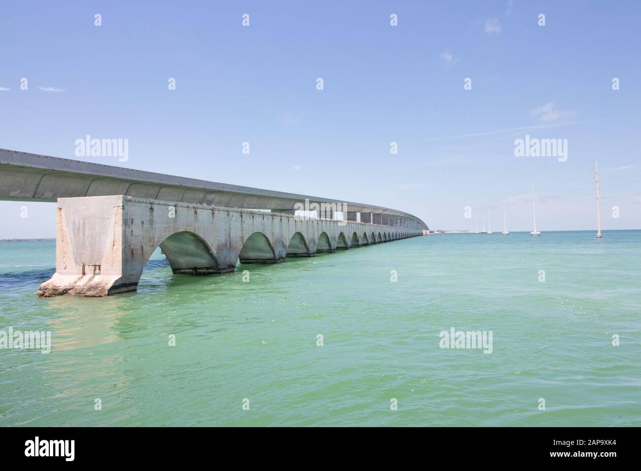 keys island florida, sette miglia ponte Foto Stock