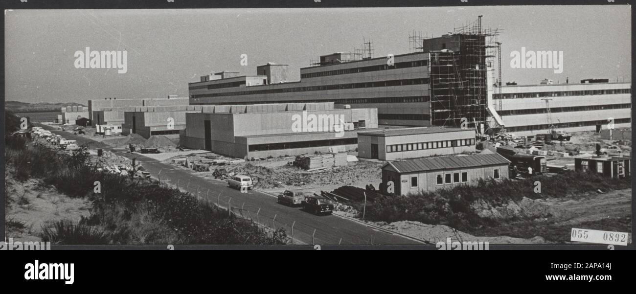 Costruzione, edifici, laboratori, centro di ricerca spaziale Data: 19 luglio 1967 Località: Noordwijk Parole Chiave: Costruzione, edifici, laboratori, viaggi spaziali Nome Della Persona: Centro europeo di ricerca spaziale Foto Stock