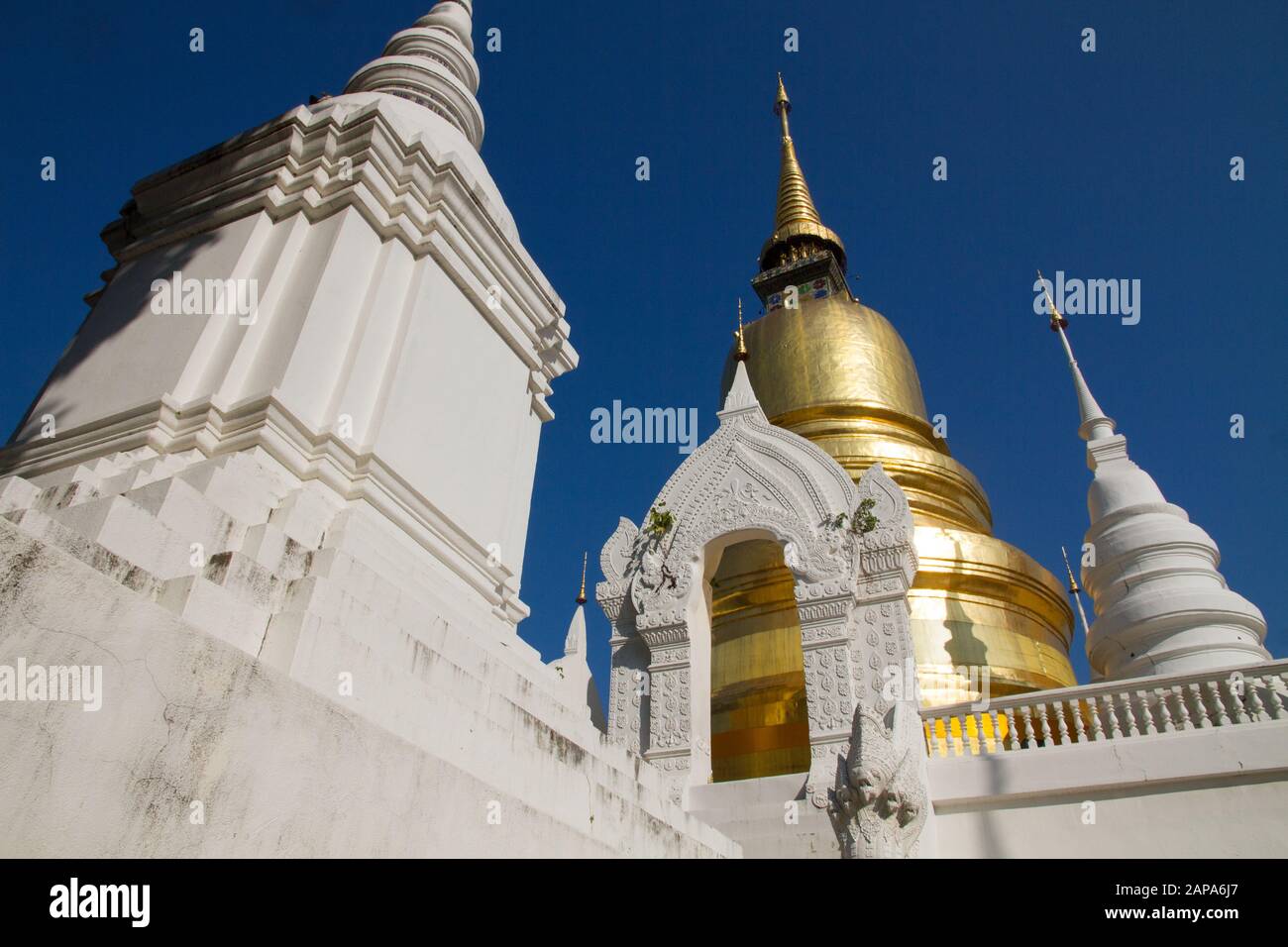 Tempio di Chiang mai, Wat Suandok, chiangmai Thailandia Thai Asia asiatica Foto Stock