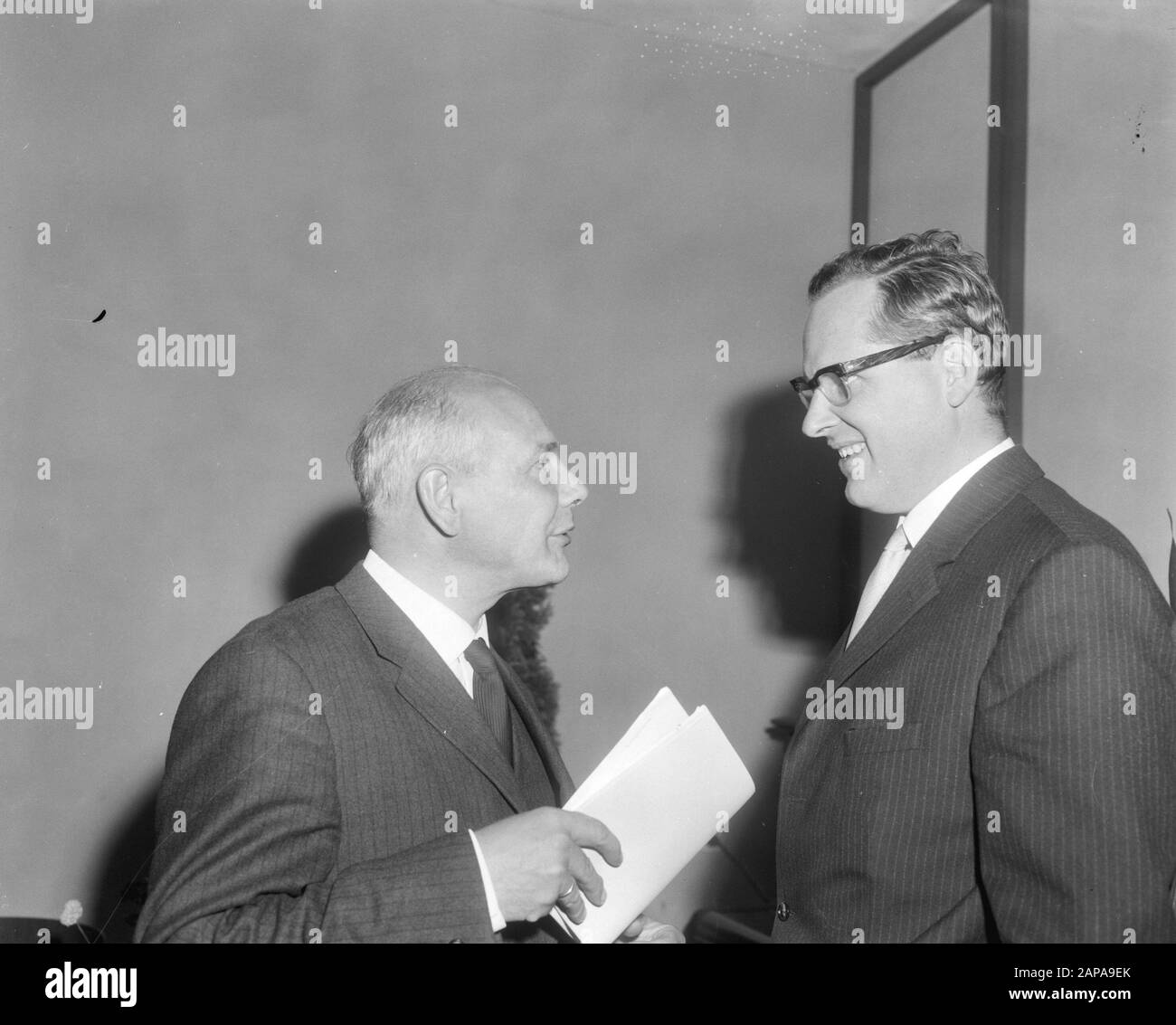 Conference Energy Supply nella Comunità europea t Haarlem Data: 16 settembre 1965 luogo: Haarlem Parole Chiave: Conferenze Foto Stock