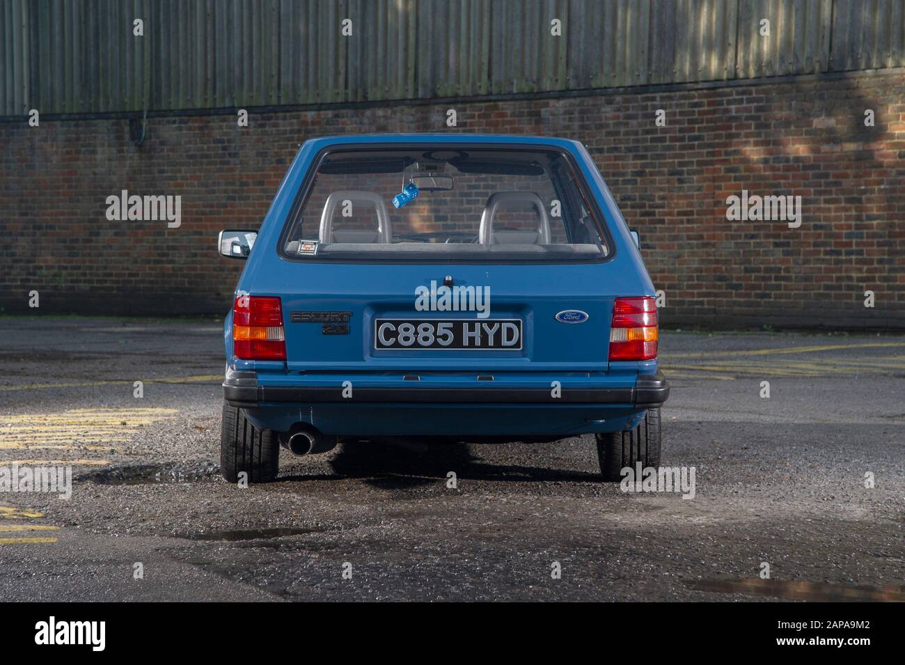 1985 Mark 3 Ford Escort tenuta a tre porte Foto Stock