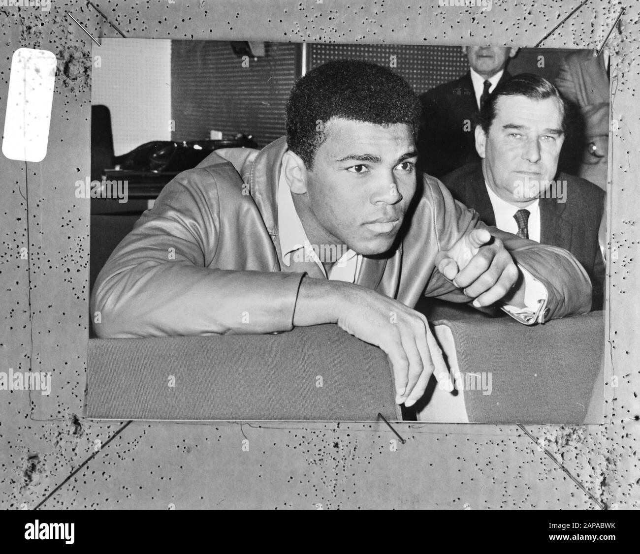 Boxer Cassius Clay (Usa) (1966) (Mohammed Ali) Annotazione: Repronegative Data: 25 Febbraio 1971 Parole Chiave: Boxers Nome Personale: Cassius Clay Foto Stock