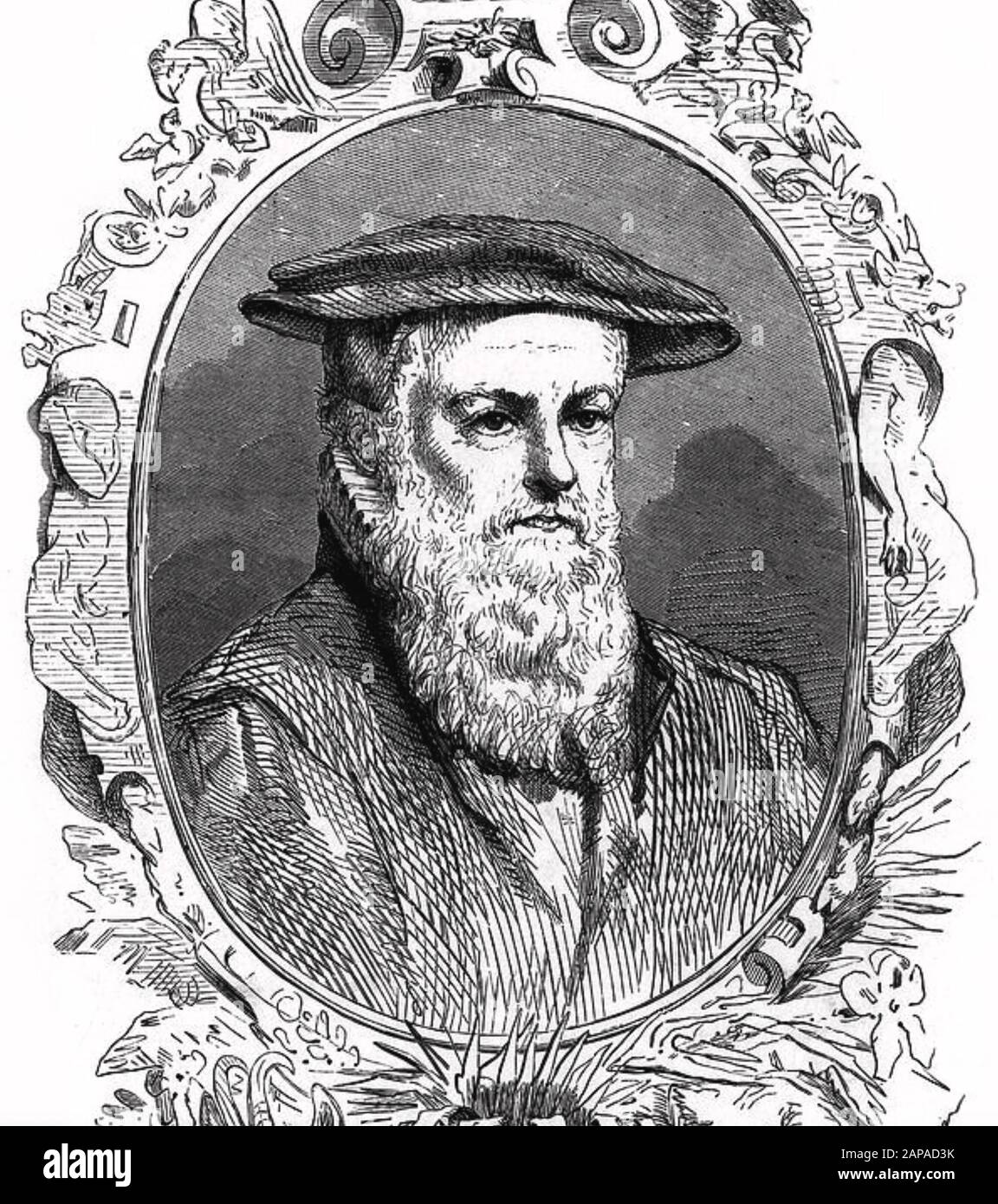 Conrad GESSNER (1516-1565) medico e naturalista svizzero Foto Stock