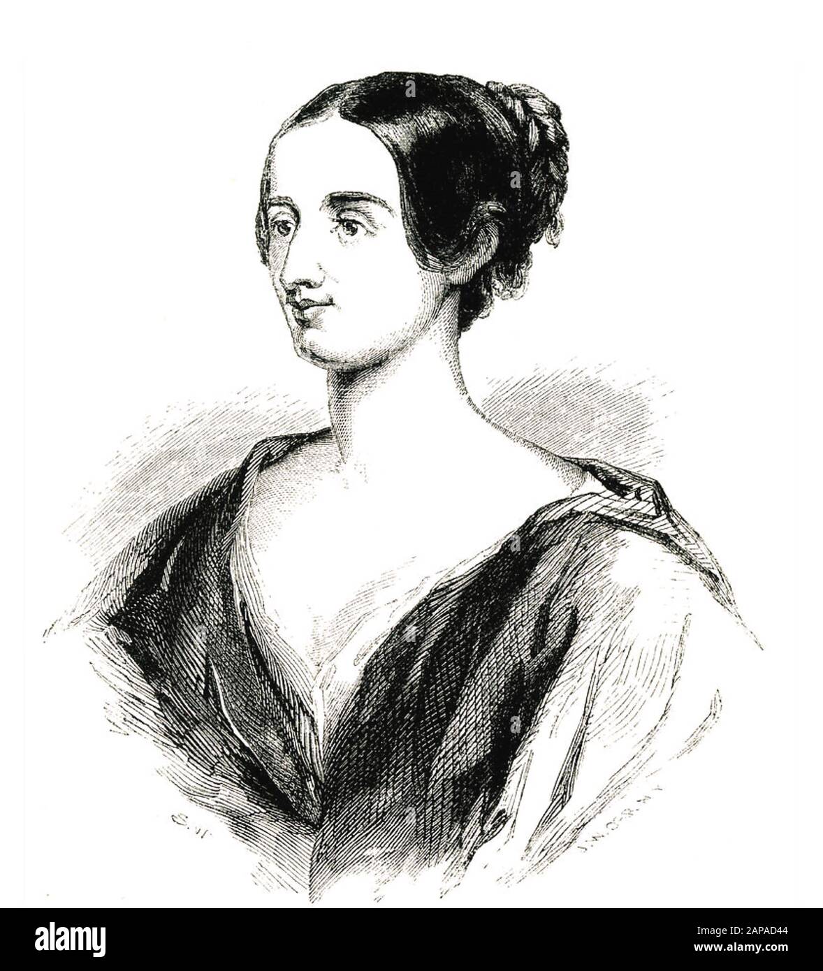 Emily JUDSON - Emily Chubbuck (1817-1854) poeta americano Foto Stock