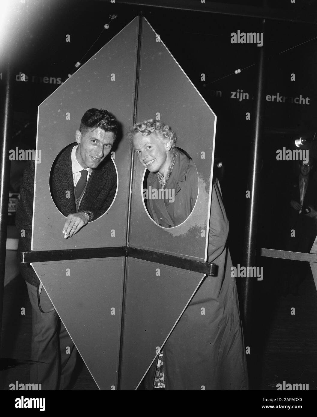 50100 00th visitatore al Atom Data: 27 agosto 1957 Foto Stock
