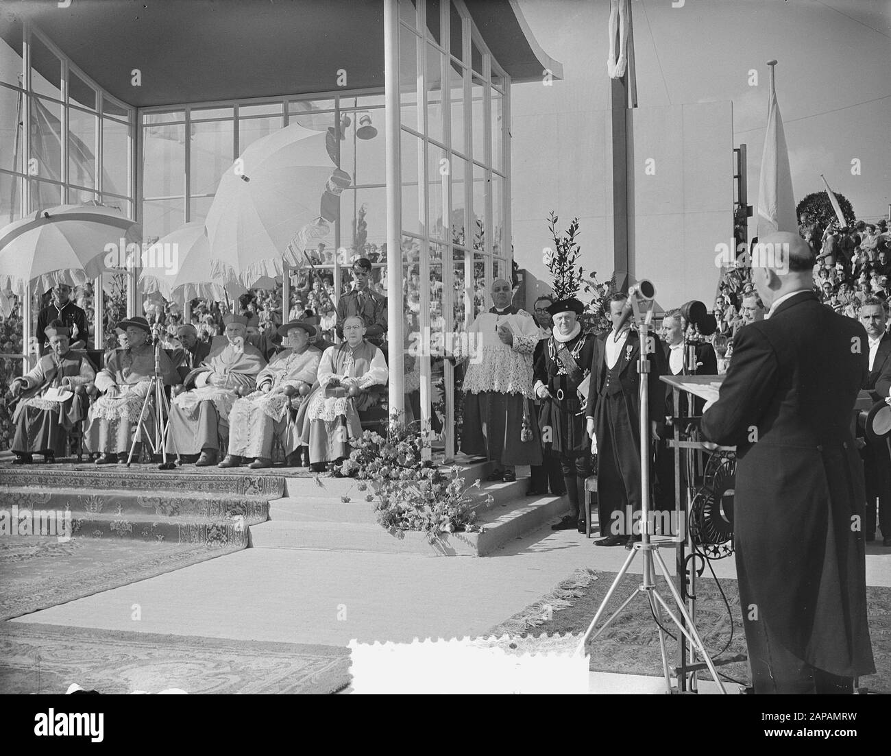 100 anni Kromstaf. Stadio De Galgewaard. Discorso Data: 15 Maggio 1953 Località: Utrecht (Città) Parole Chiave: Cattolicesimo Foto Stock