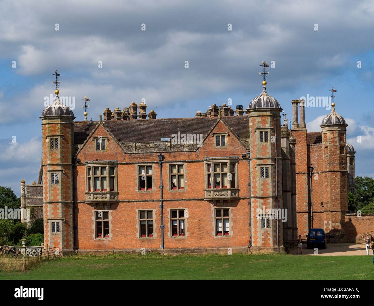 Maestosa casa warwickshire England Regno Unito Foto Stock