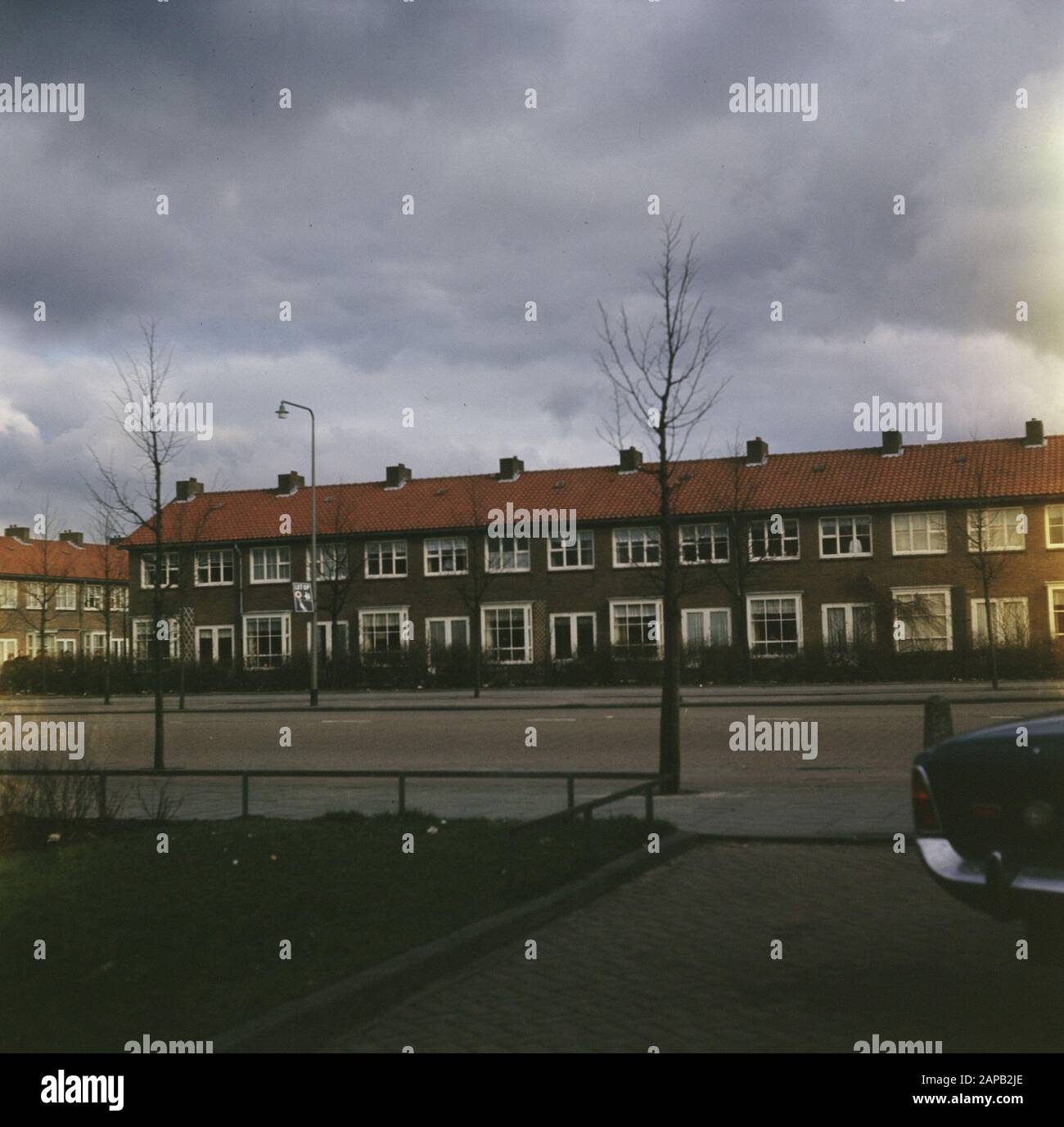 Amsterdam (Sloterwaart): Blocca le case unifamiliari Data: 6 Febbraio 1968 luogo: Amsterdam, Noord-Holland Parole Chiave: Residences Foto Stock