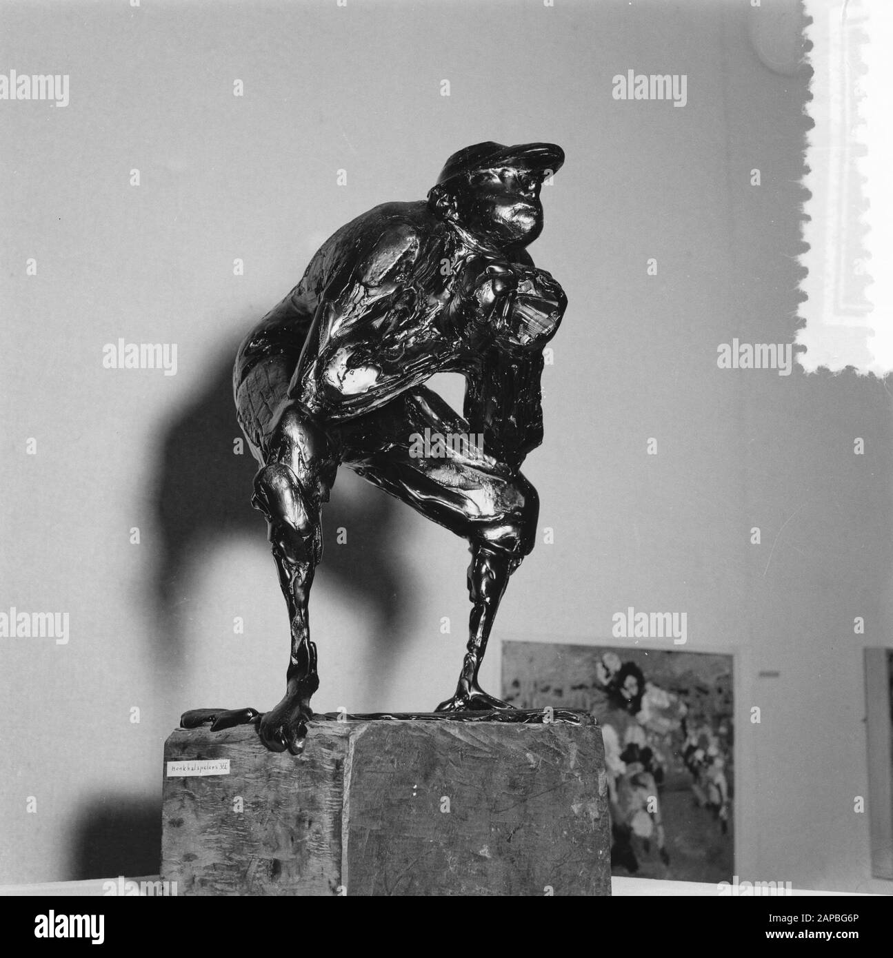 Foto giocatori di baseball del prof. Incarico Esser Parool Data: 23 Giugno 1956 Parole Chiave: Immagini, baseball, incarichi Nome personale: Prof. esser Institution Nome: Parool, The Foto Stock