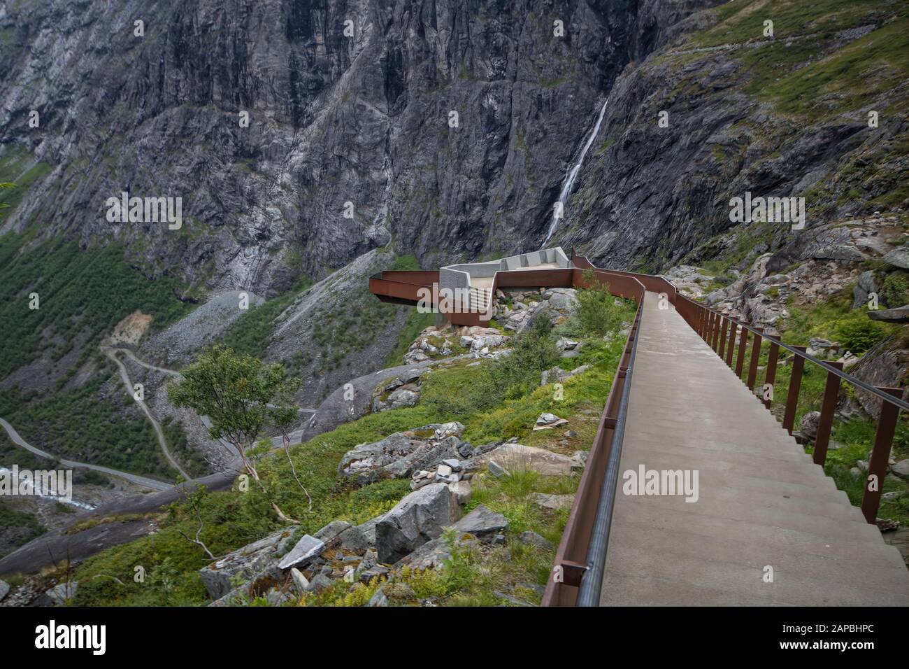 Trollstigen, Trollstigen, Norvegia Foto Stock