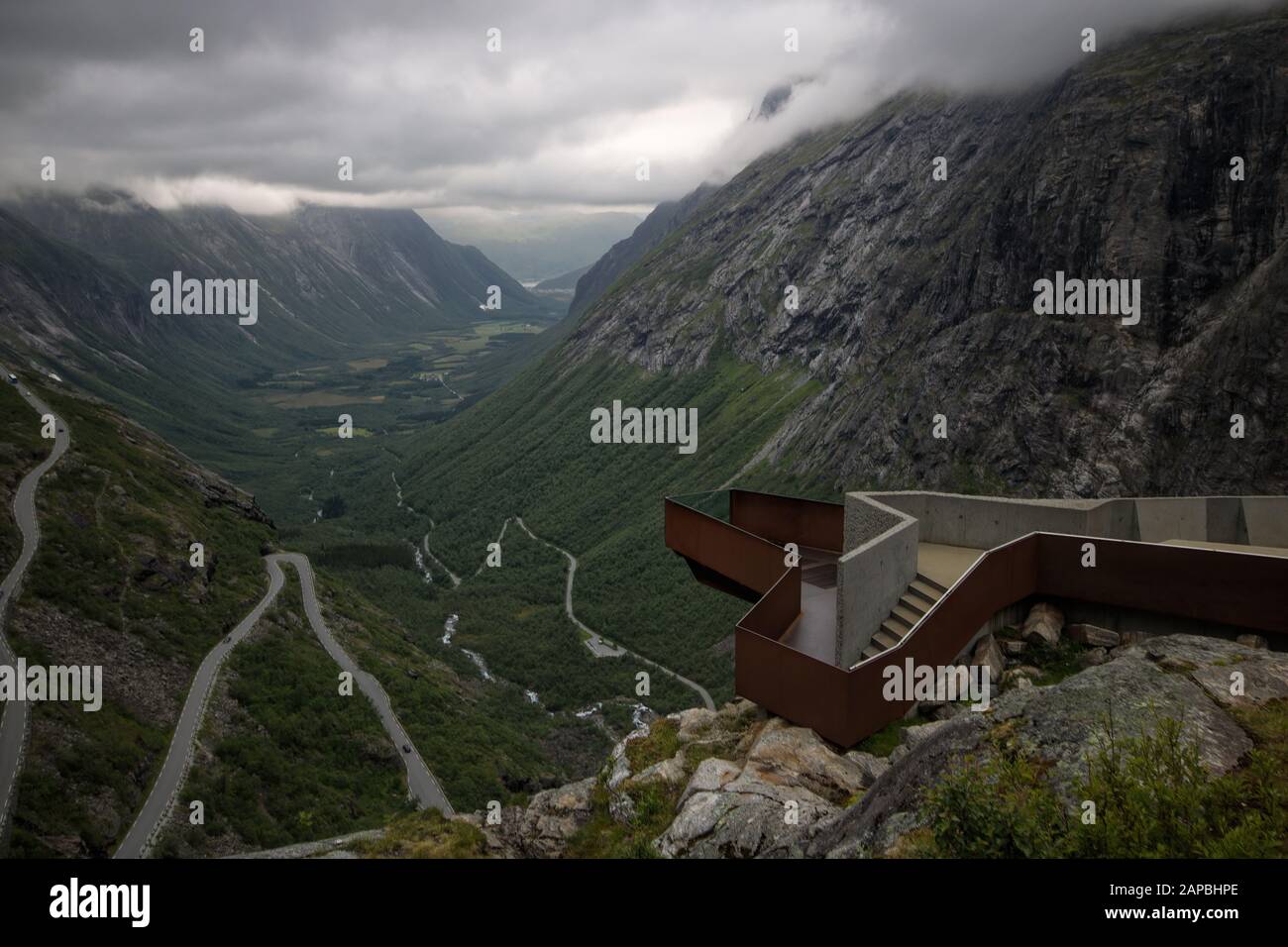Trollstigen, Trollstigen, Norvegia Foto Stock