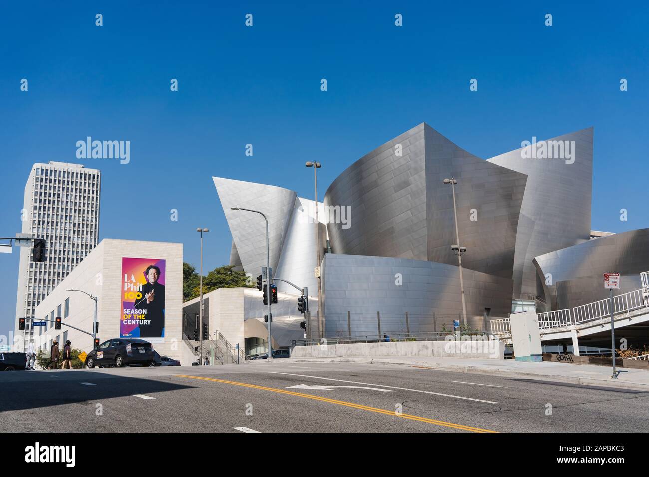 Walt Disney Concert Hall a Los Angeles, California, USA Foto Stock