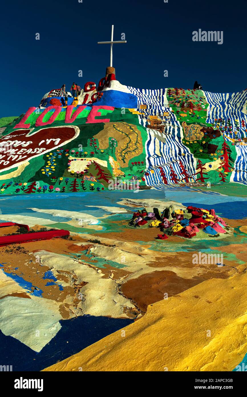 Salvezza Montagna Niland California Stati Uniti. Creato Da Leonard Knight. Foto Stock