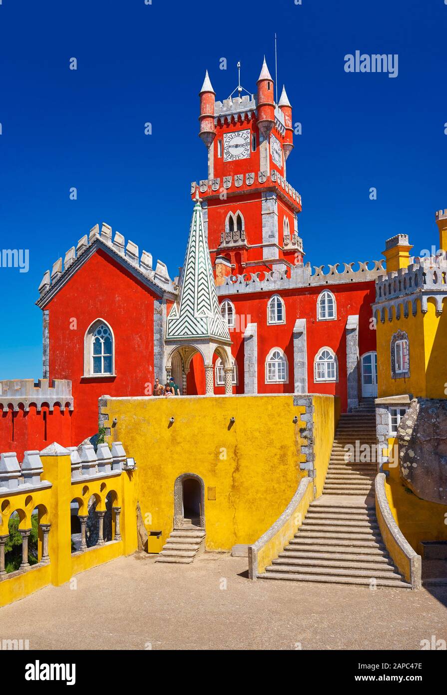 Pena Palace, Sintra, Portogallo Foto Stock