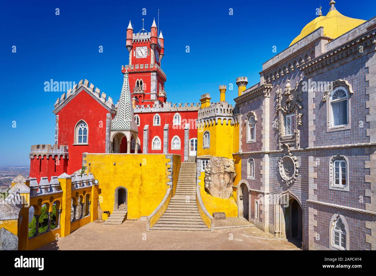 Pena Palace, Sintra, Portogallo Foto Stock