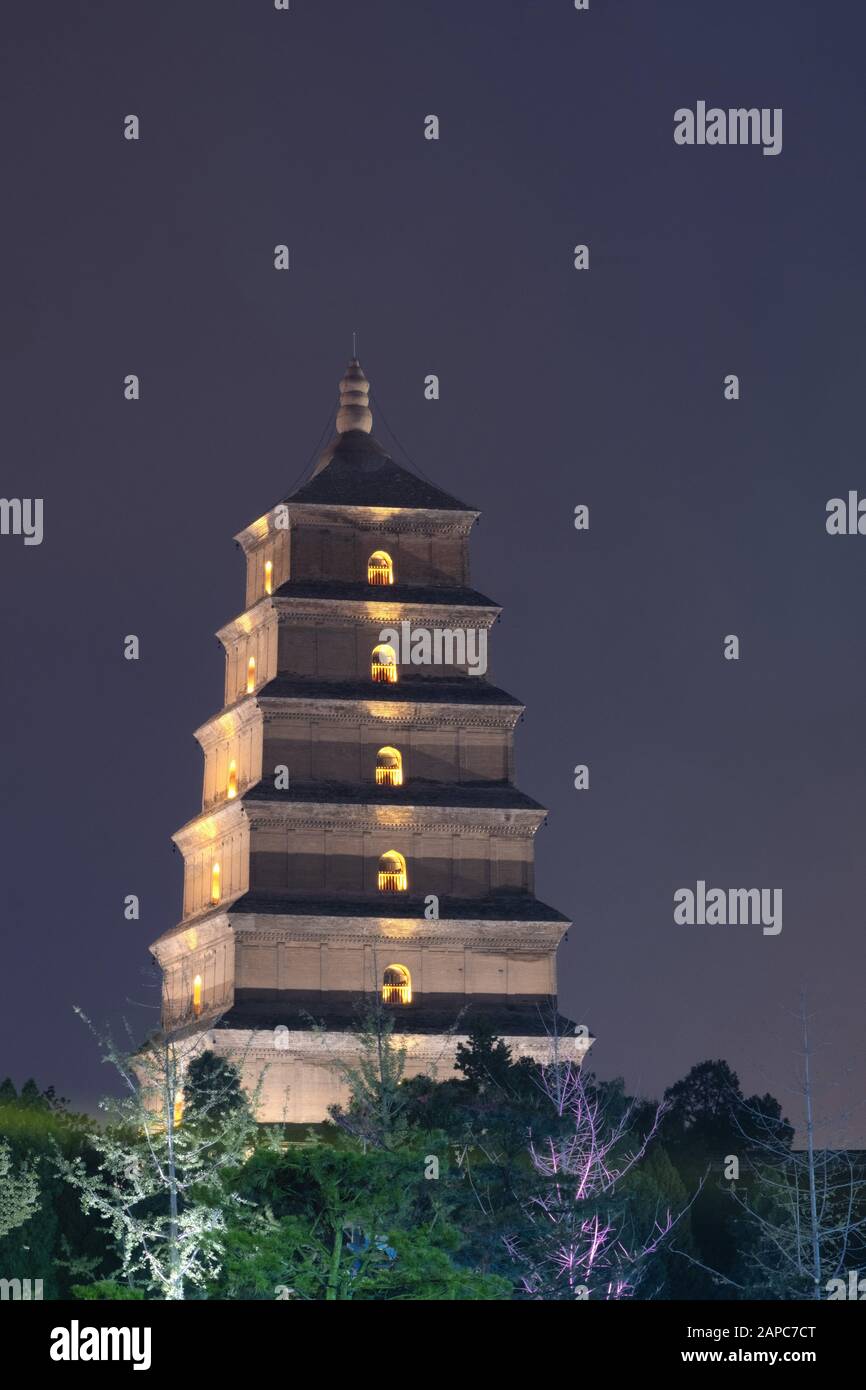 Vista dello skyline di Yixing City, Jiangsu, Cina Foto Stock