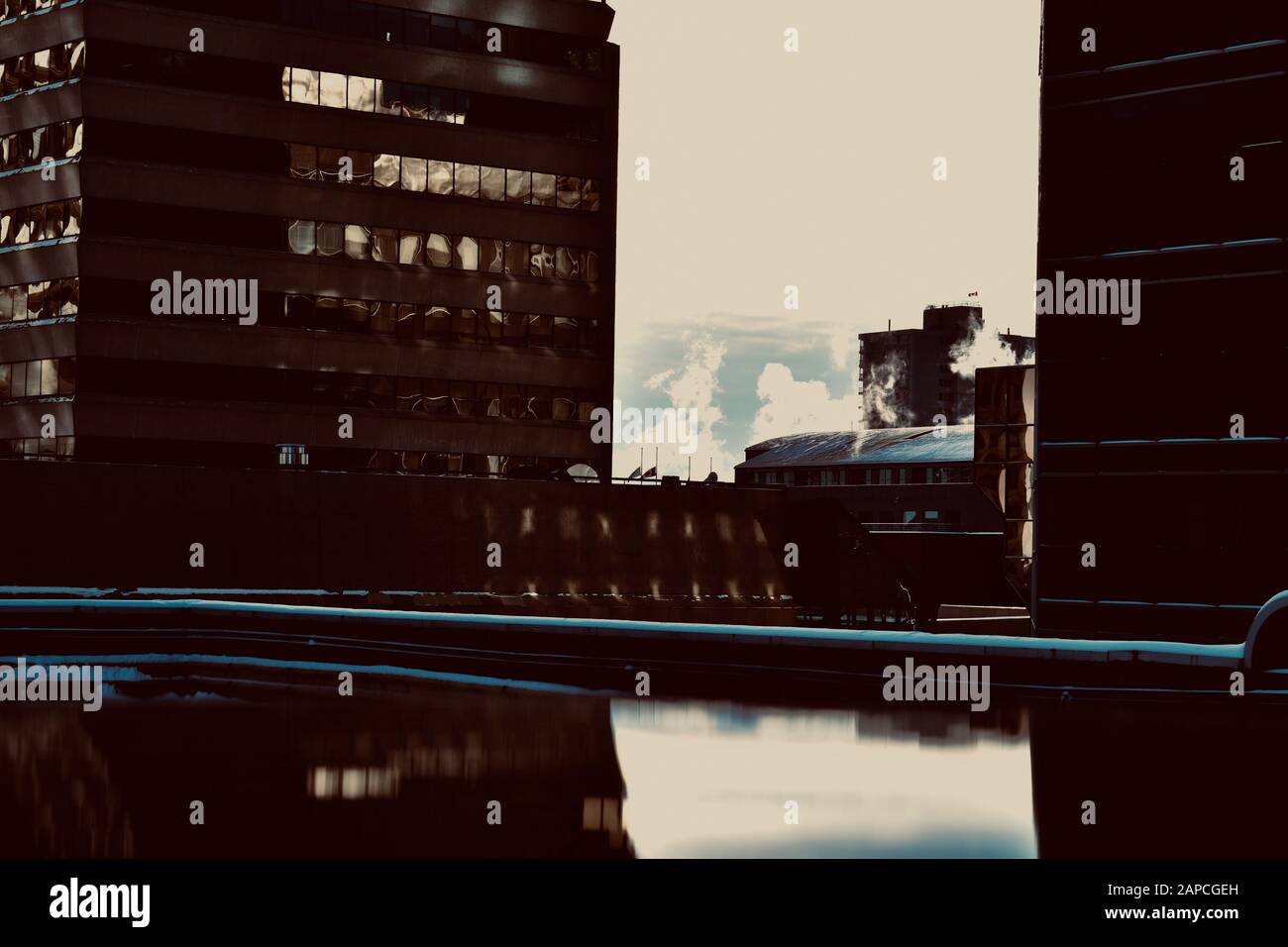 Edmonton Paesaggio Urbano Foto Stock