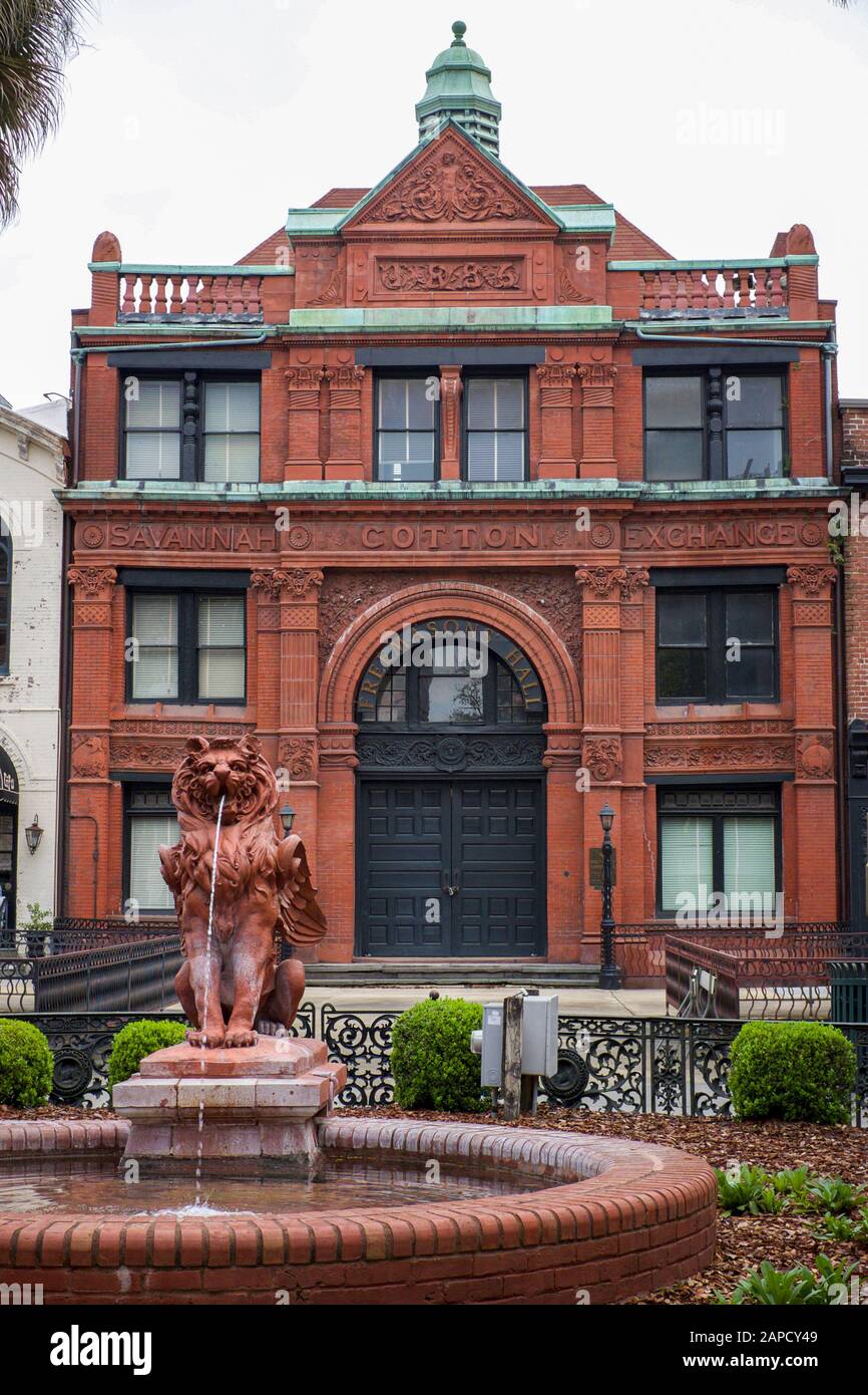 Savannah Cotton Exchange. Savannah, Georgia. STATI UNITI. Foto Stock