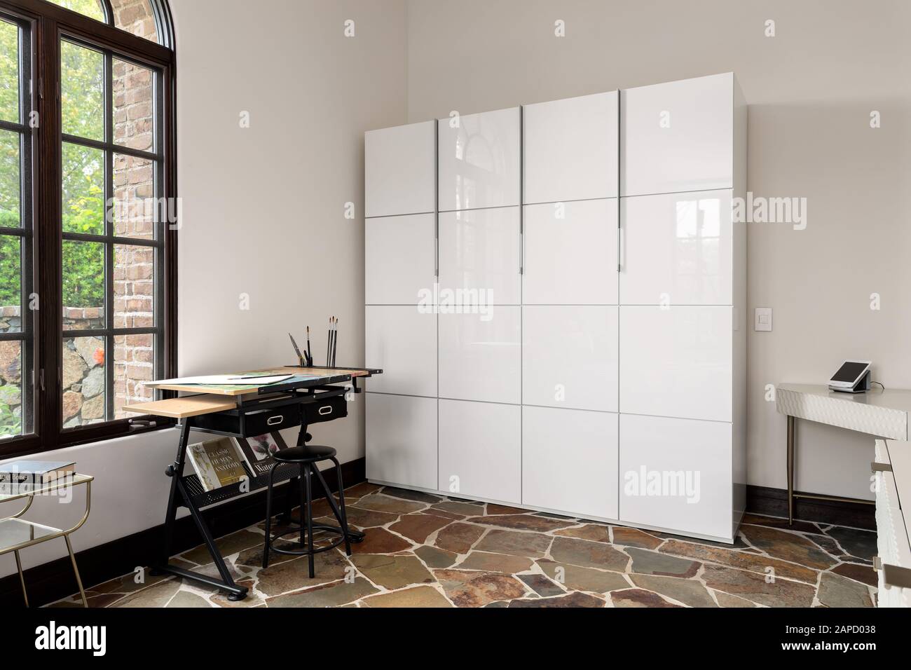 Moderno studio di home art Foto Stock