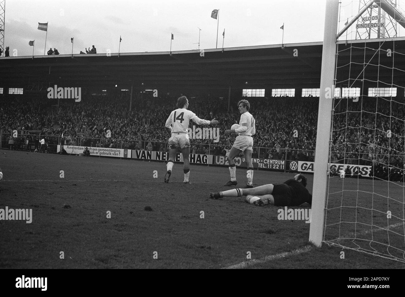 AJAX vs Feyenoord 2-1 Data: 7 novembre 1971 Parole Chiave: Sport, calcio Nome dell'istituzione: Feyenoord Foto Stock