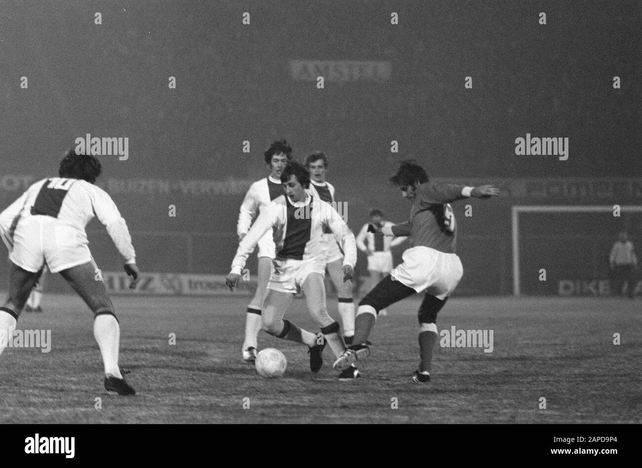 AJAX vs Napoli 4-0. Momento del gioco Data: 21 Gennaio 1970 Parole Chiave:  Sport, calcio Nome dell'istituto: Napoli Foto stock - Alamy