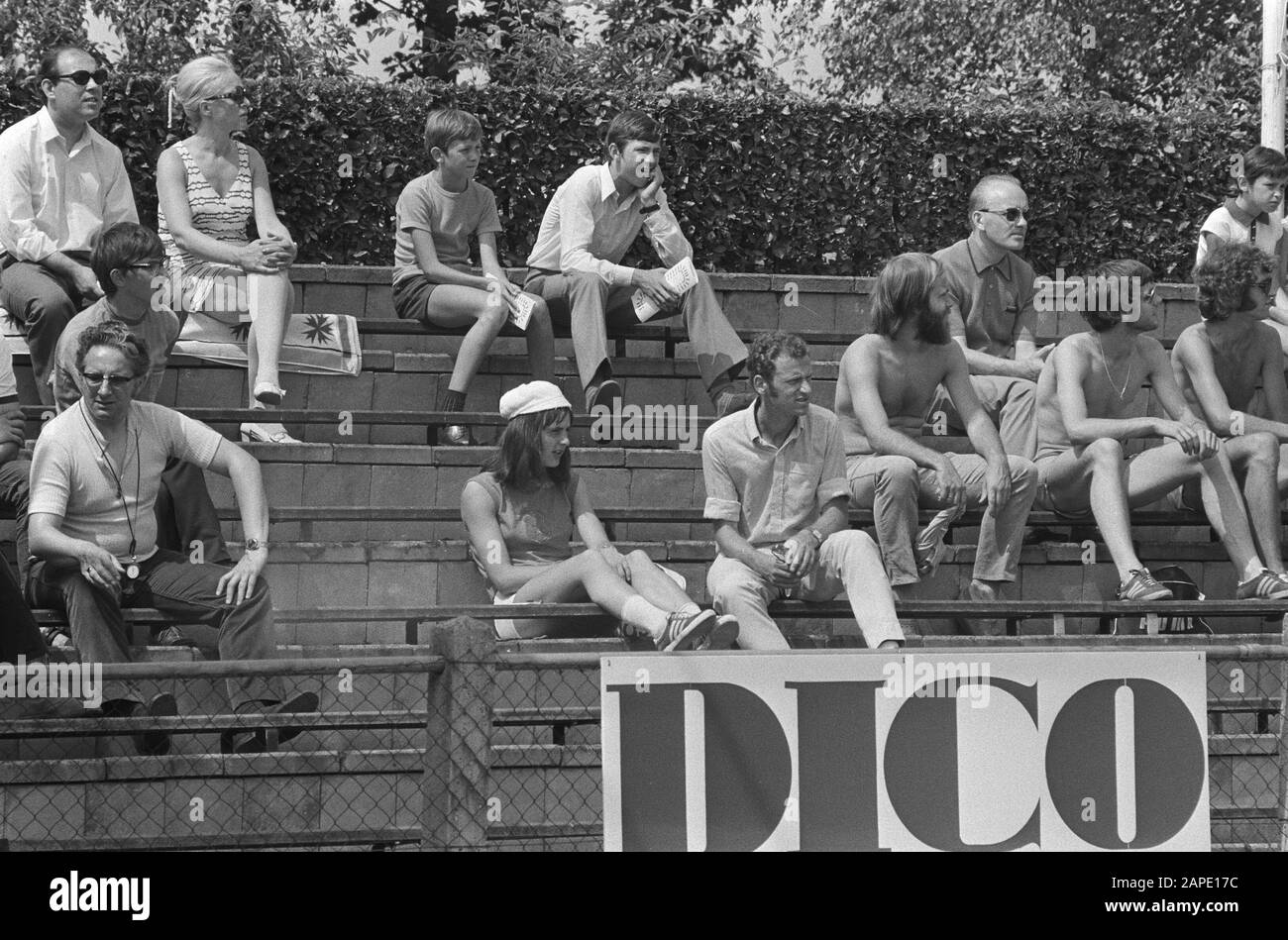 Atletica Olanda, Romania, Francia Signore A Uden Data: 11 Luglio 1971 Località: Francia, Paesi Bassi, Romania, Uden Parole Chiave: Aletics Foto Stock