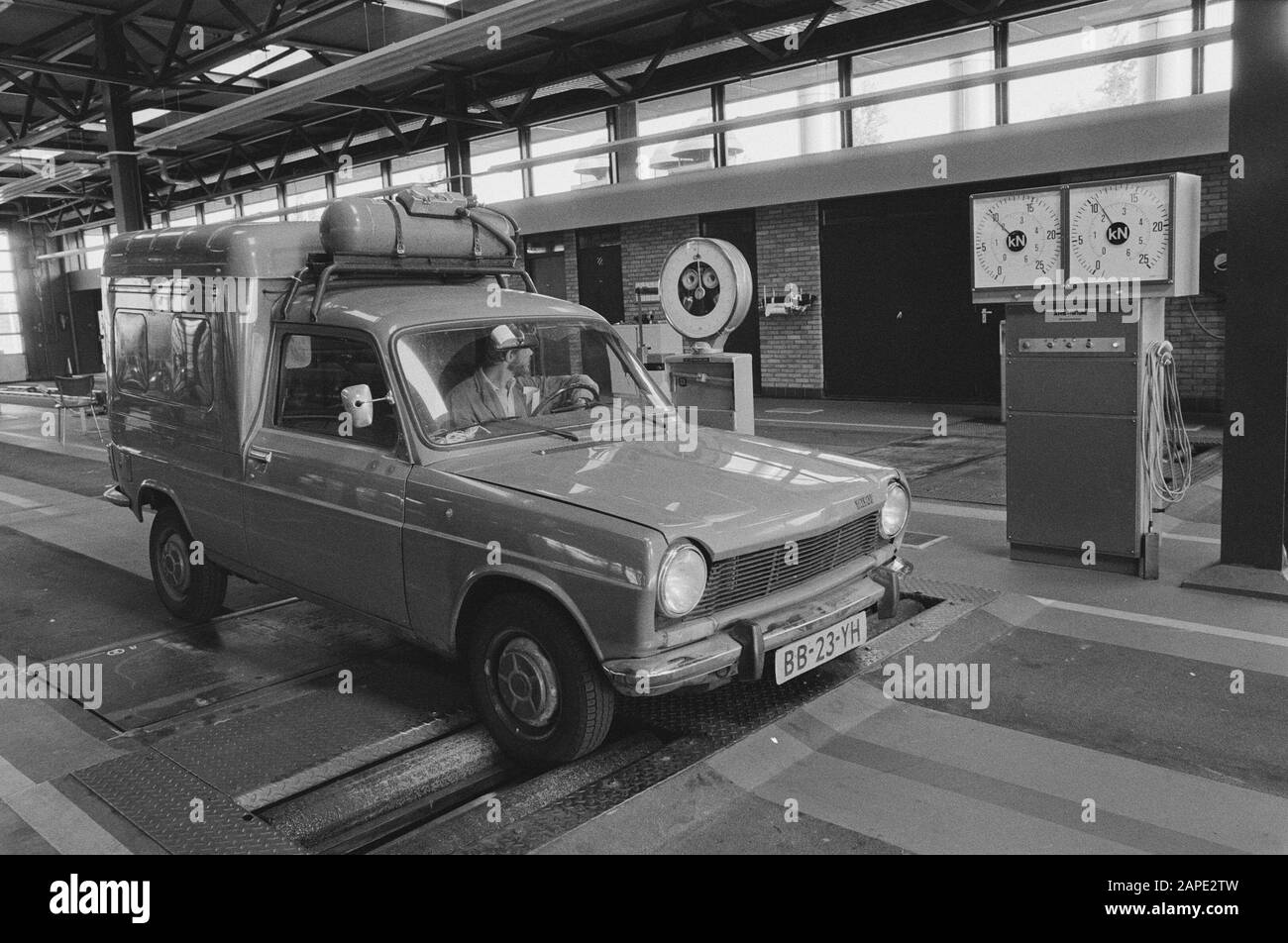 Auto Ispezione Data: 16 Luglio 1985 Parole Chiave: Autokeuringen Foto Stock