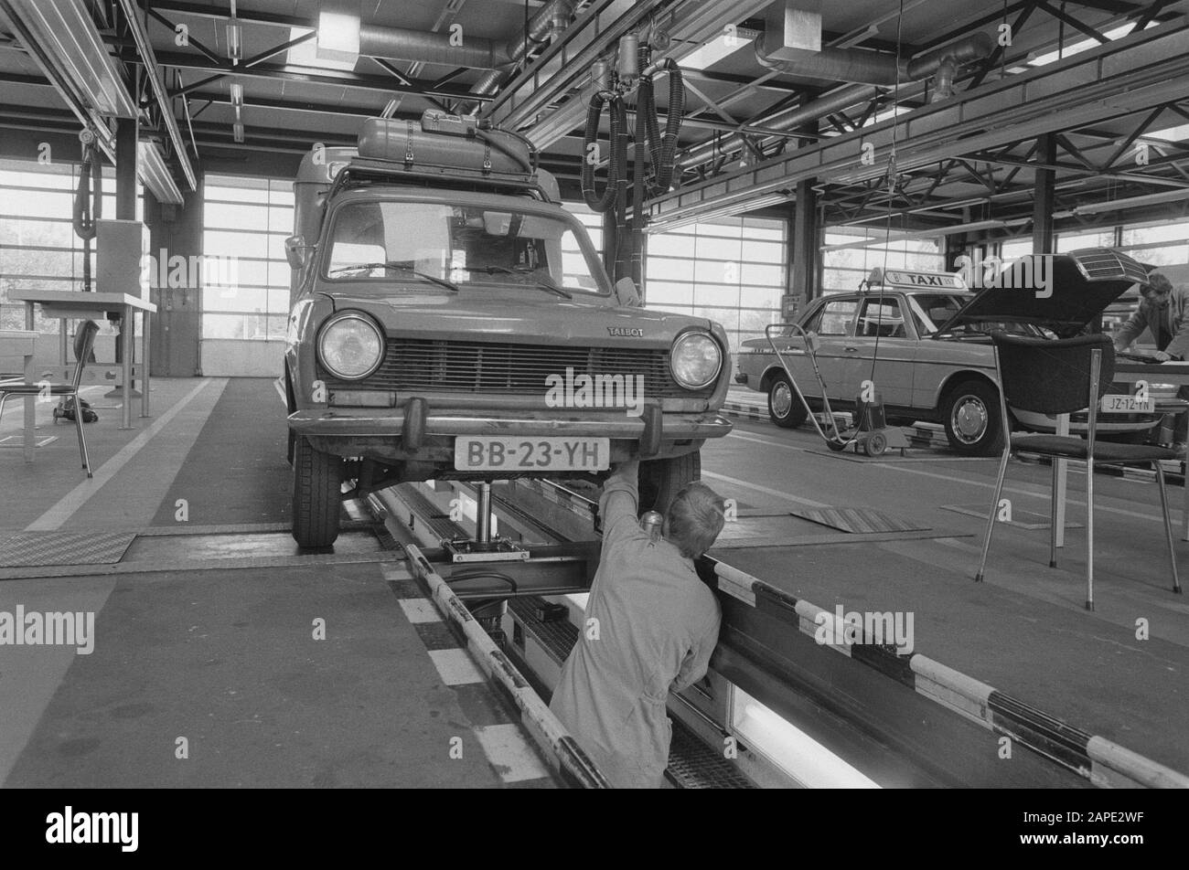 Auto Ispezione Data: 16 Luglio 1985 Parole Chiave: Autokeuringen Foto Stock